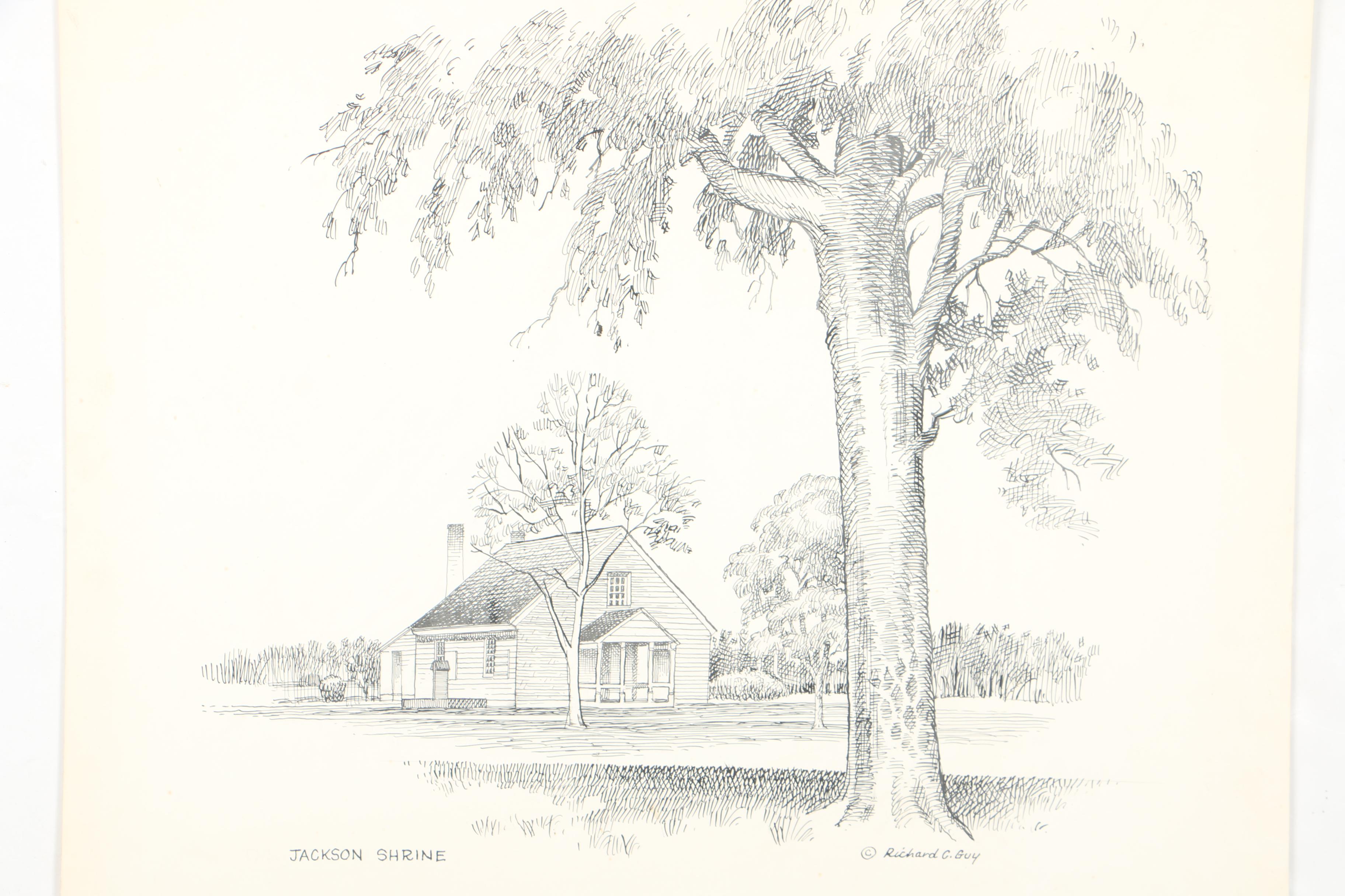 Richard C. Guy Civil War Themed Illustrations