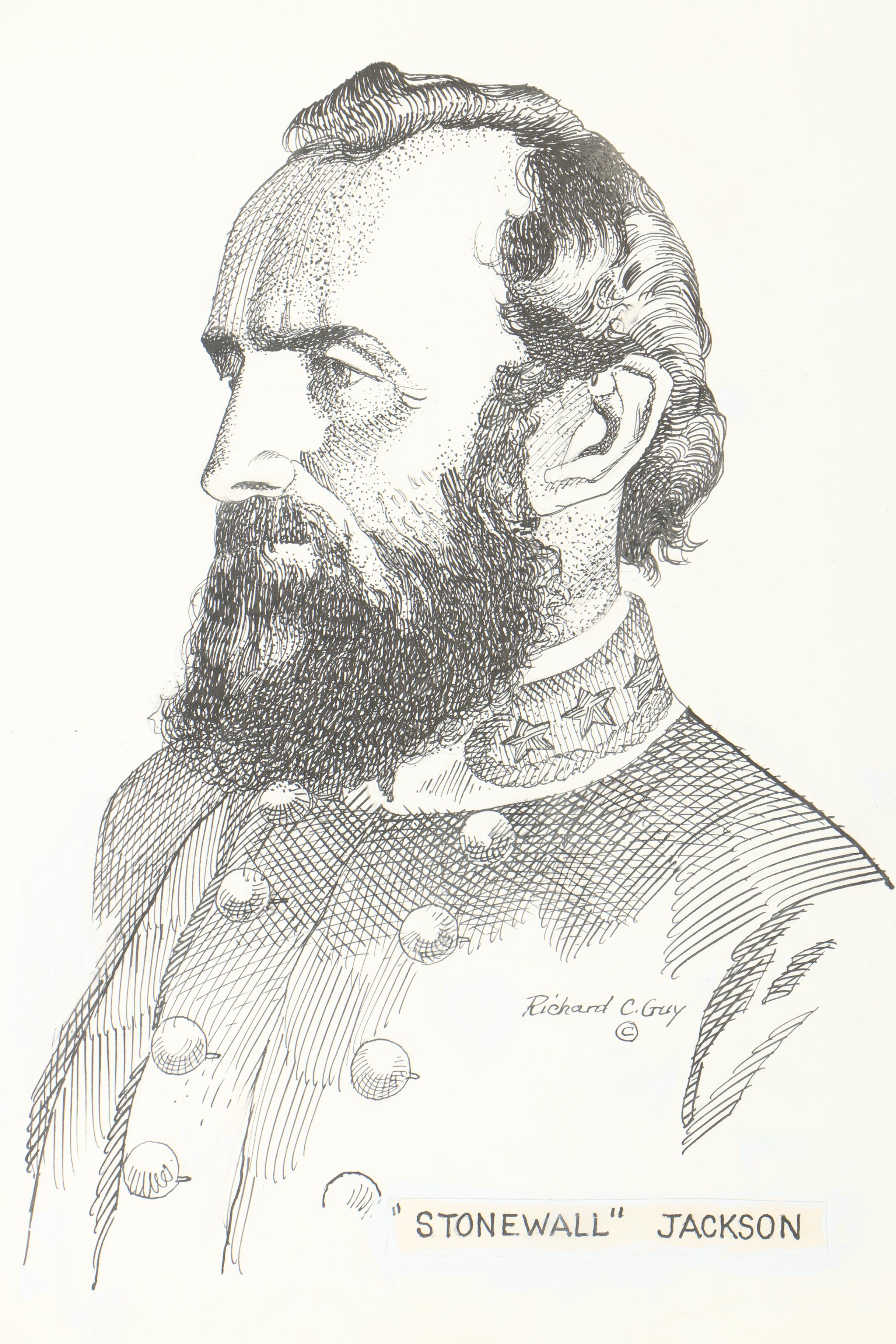 Richard C. Guy Civil War Themed Illustrations