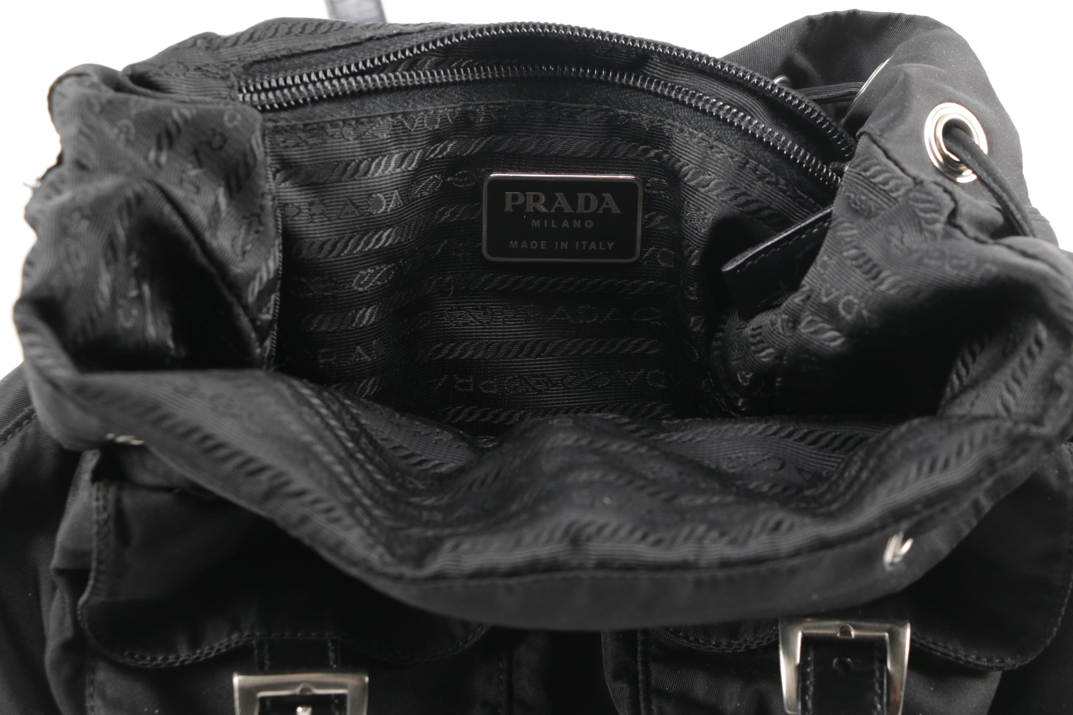 Black Prada Backpack