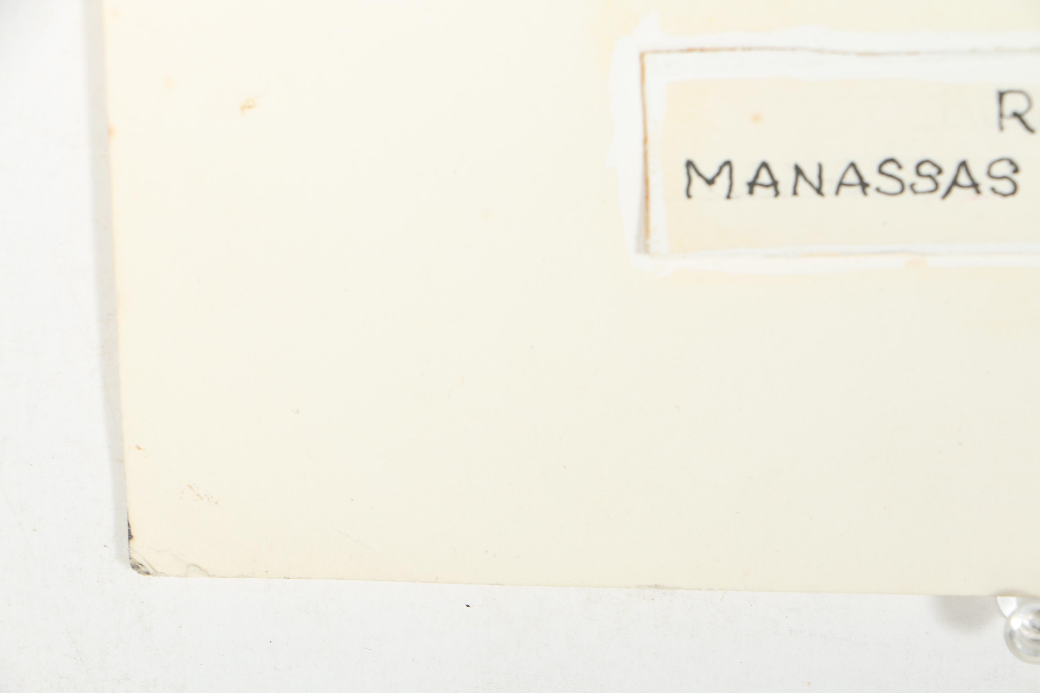 Richard C. Guy Ink Drawings of Various Manassas, VA Locations