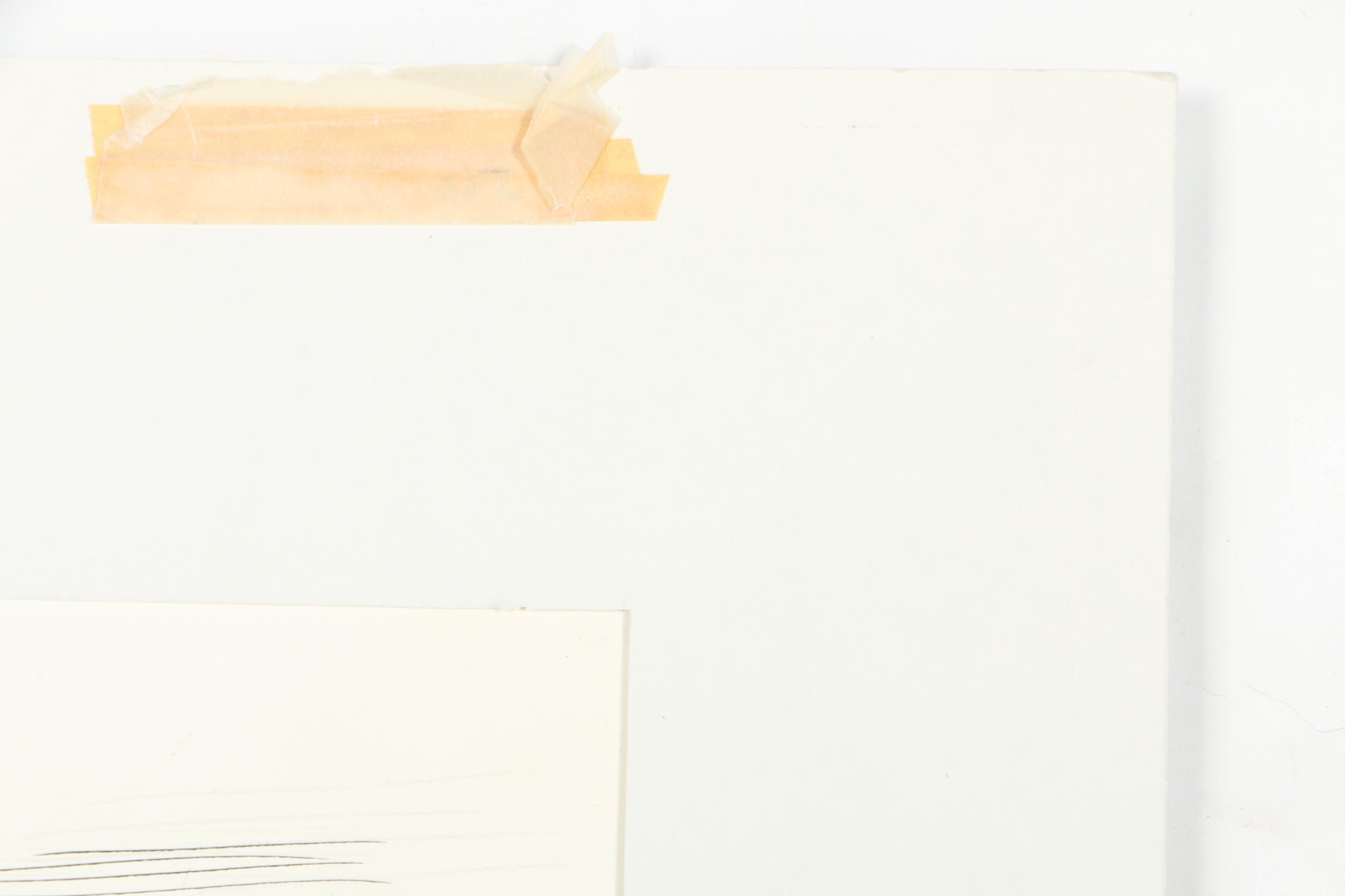 Richard C. Guy Ink Drawings of Various Manassas, VA Locations