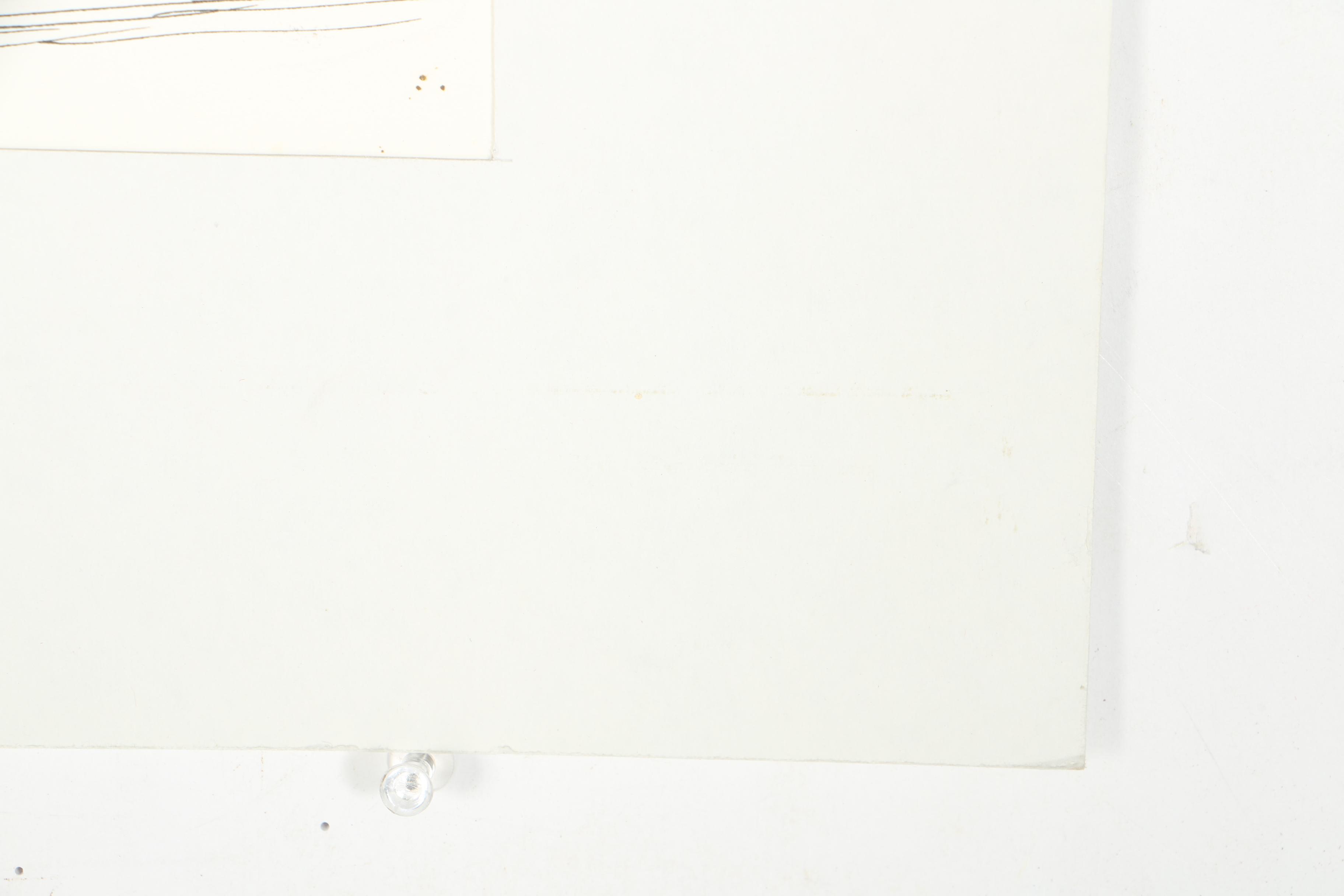 Richard C. Guy Ink Drawings of Various Manassas, VA Locations