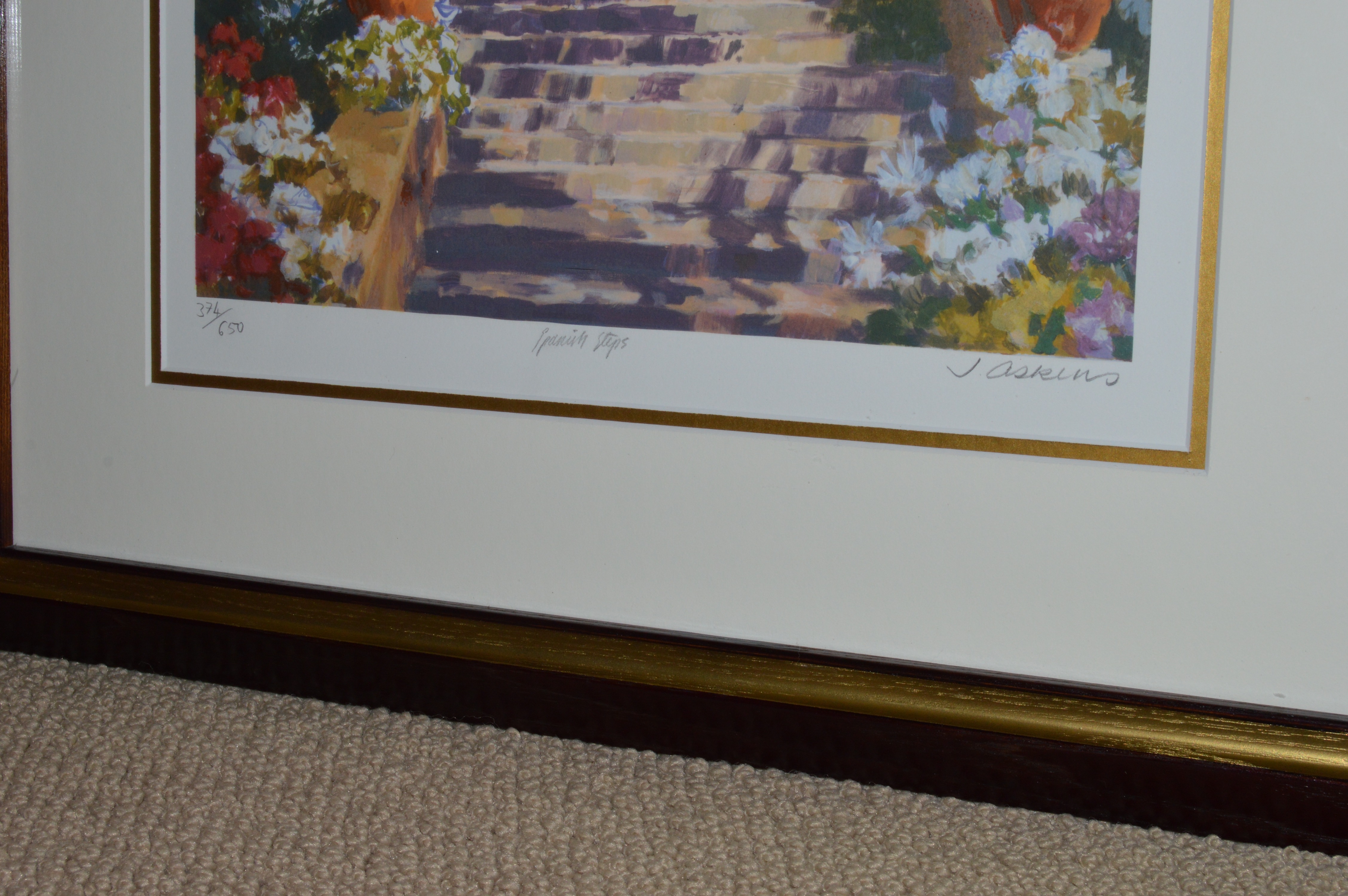Assortment of Framed Spanish Landscape Artwork