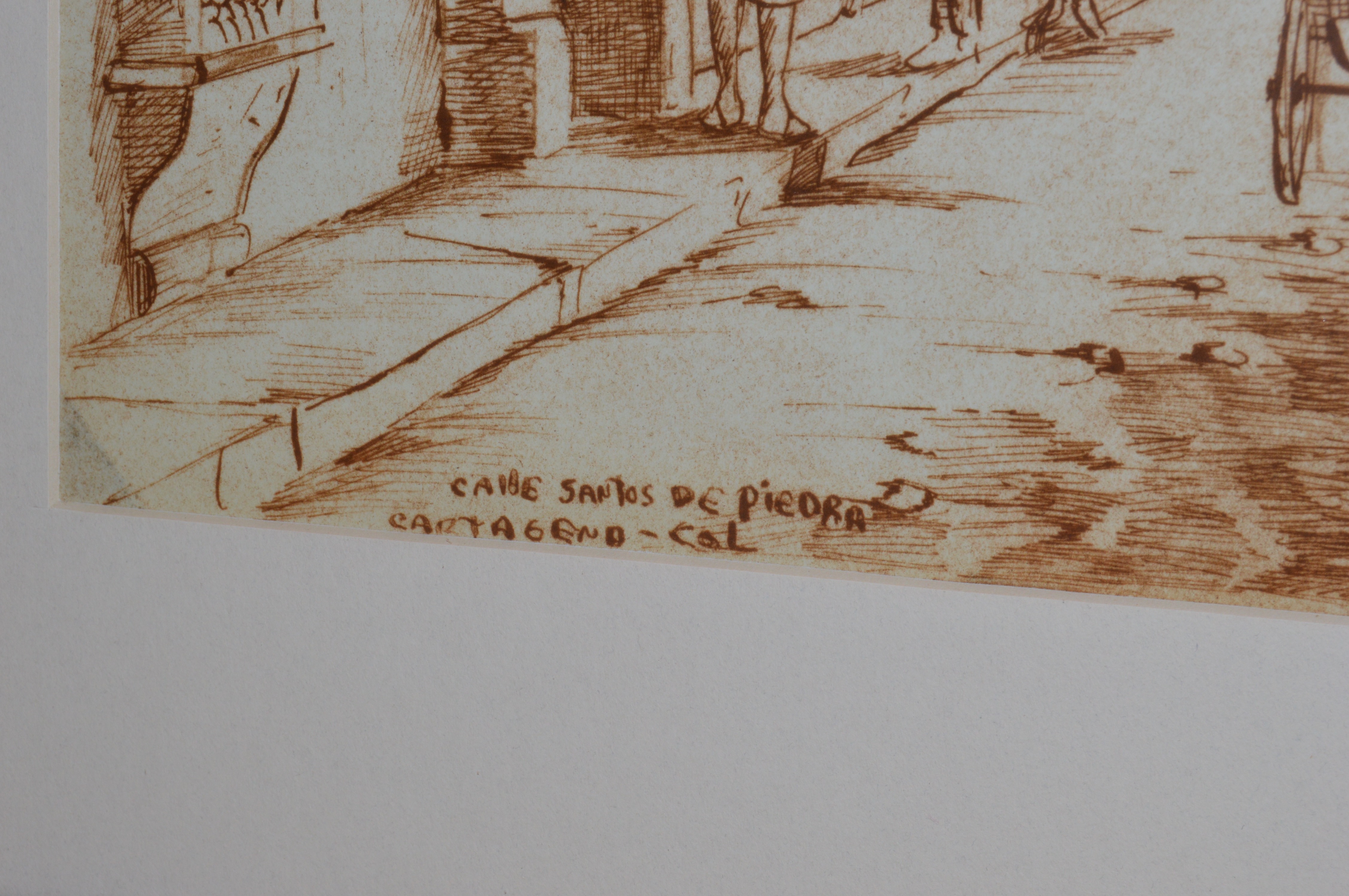 Assortment of Framed Spanish Landscape Artwork