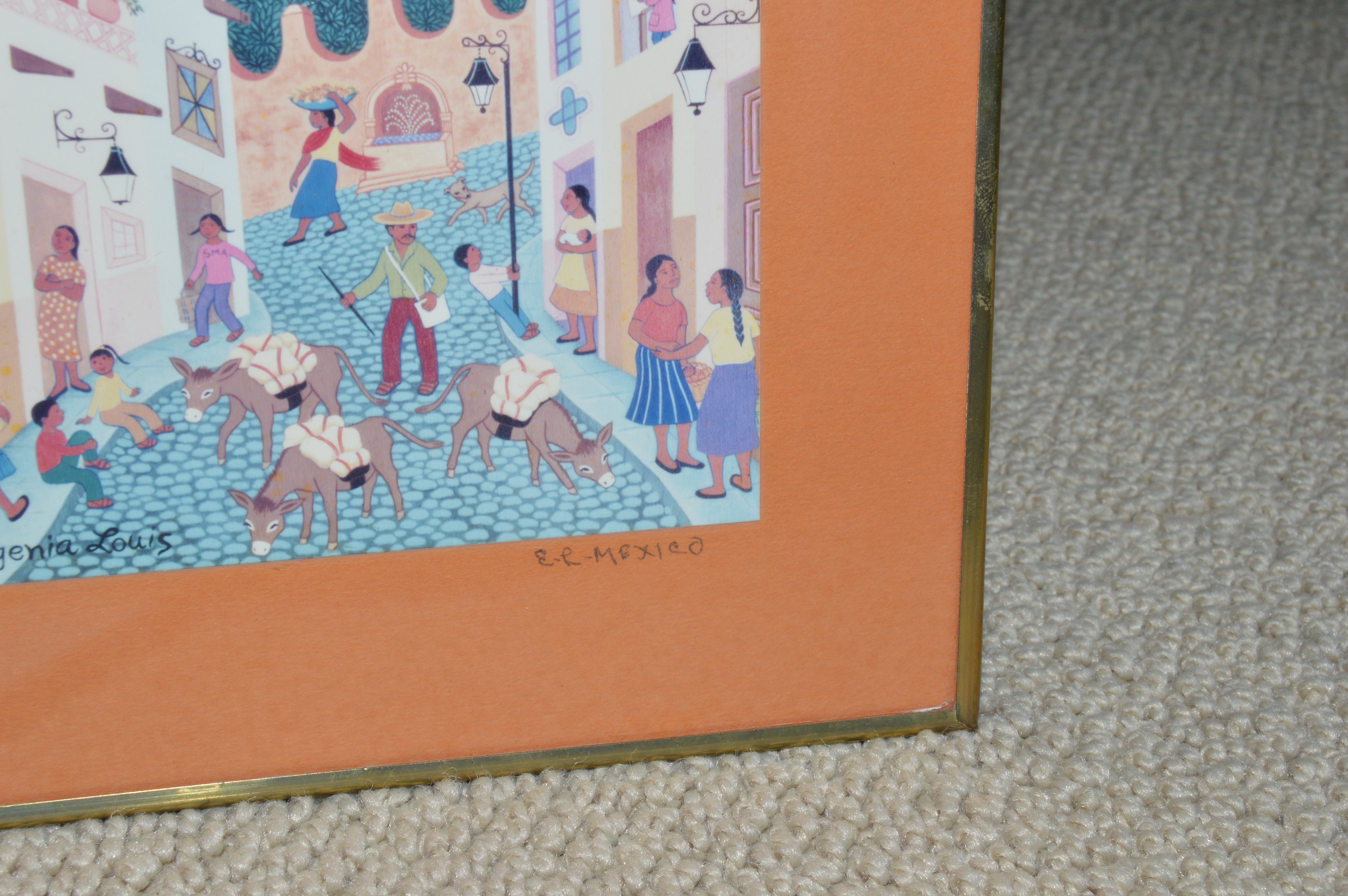 Assortment of Framed Spanish Landscape Artwork