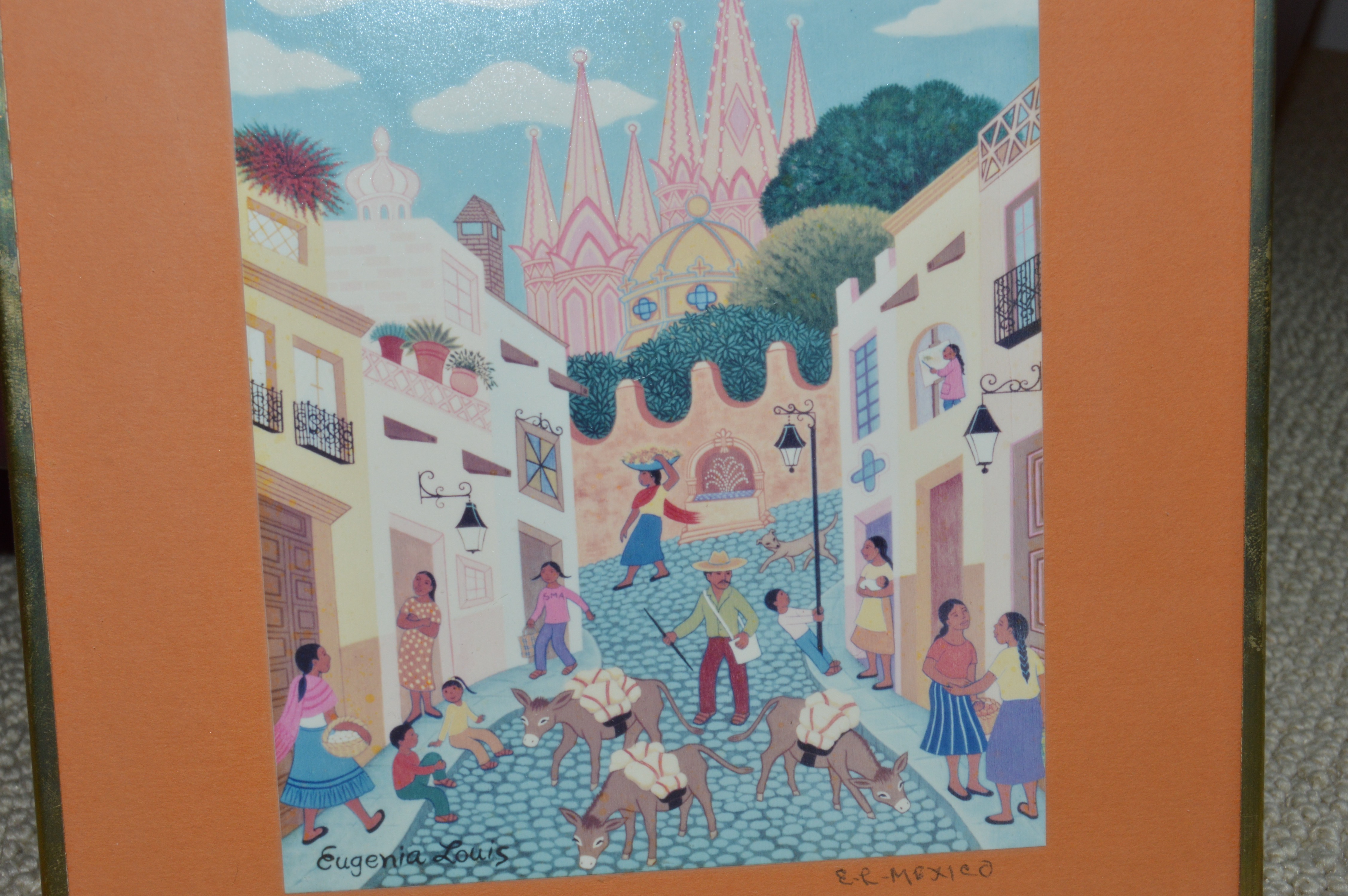 Assortment of Framed Spanish Landscape Artwork