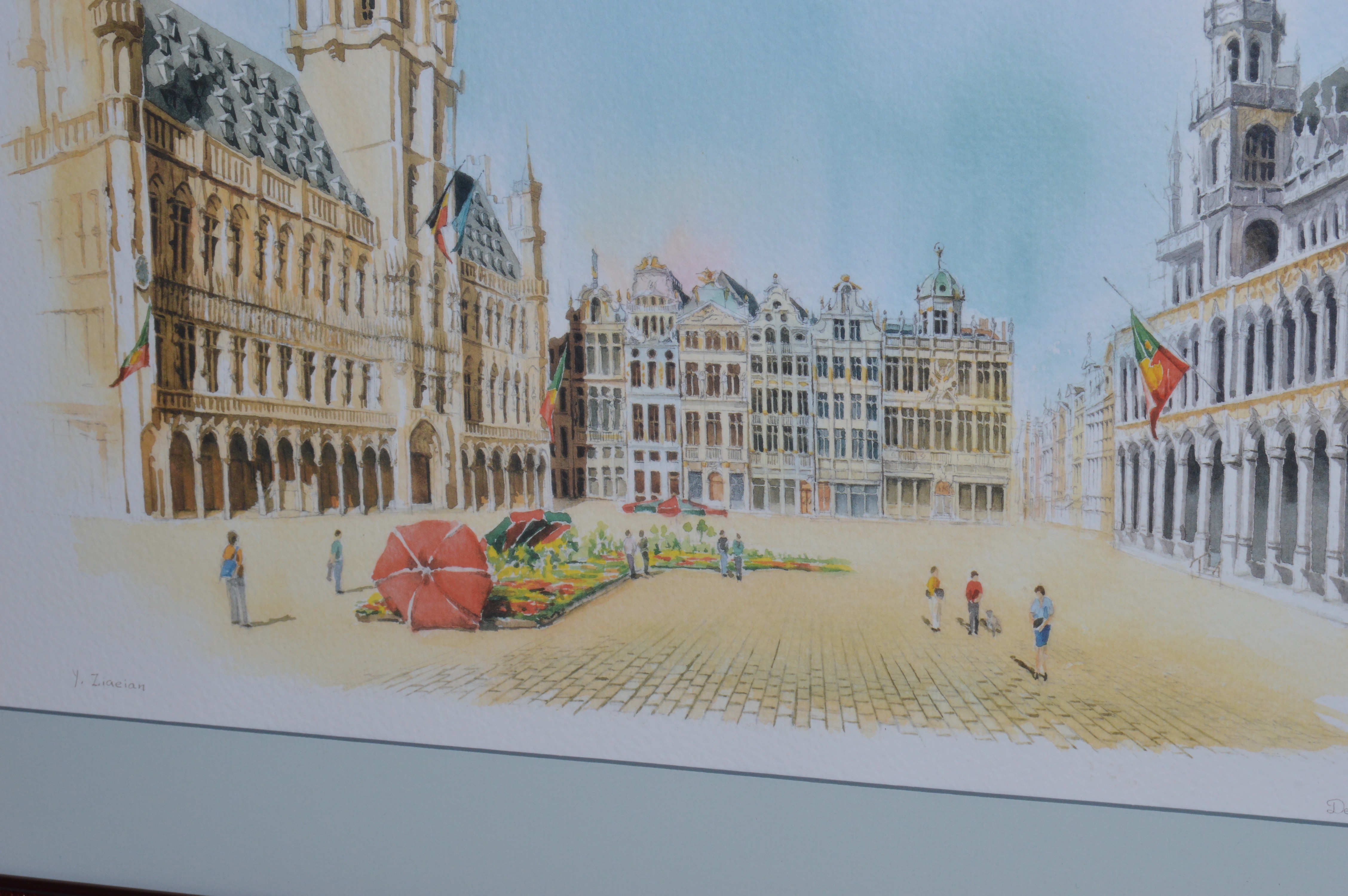 Pair of European Watercolors