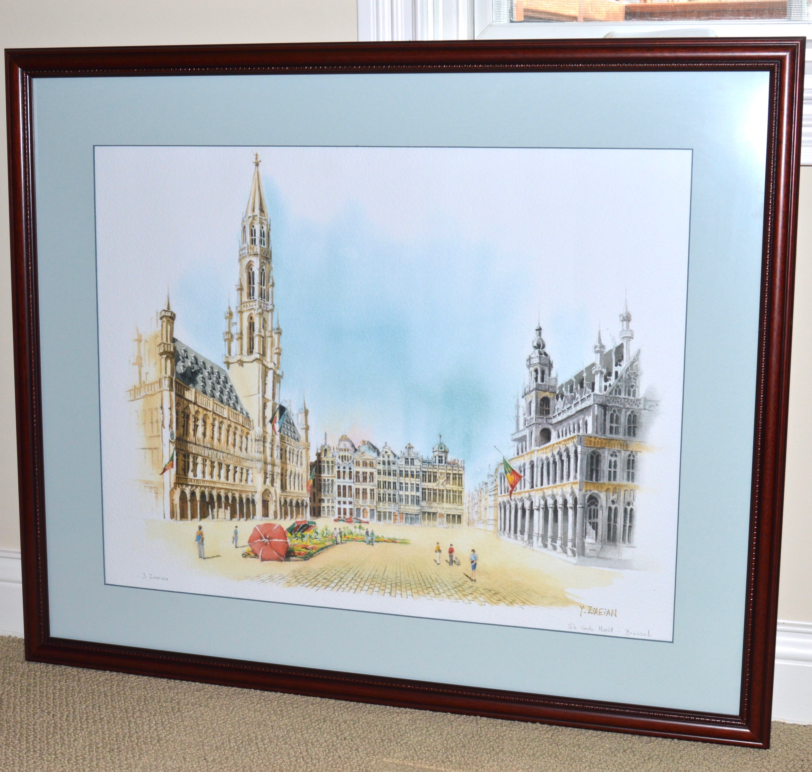 Pair of European Watercolors