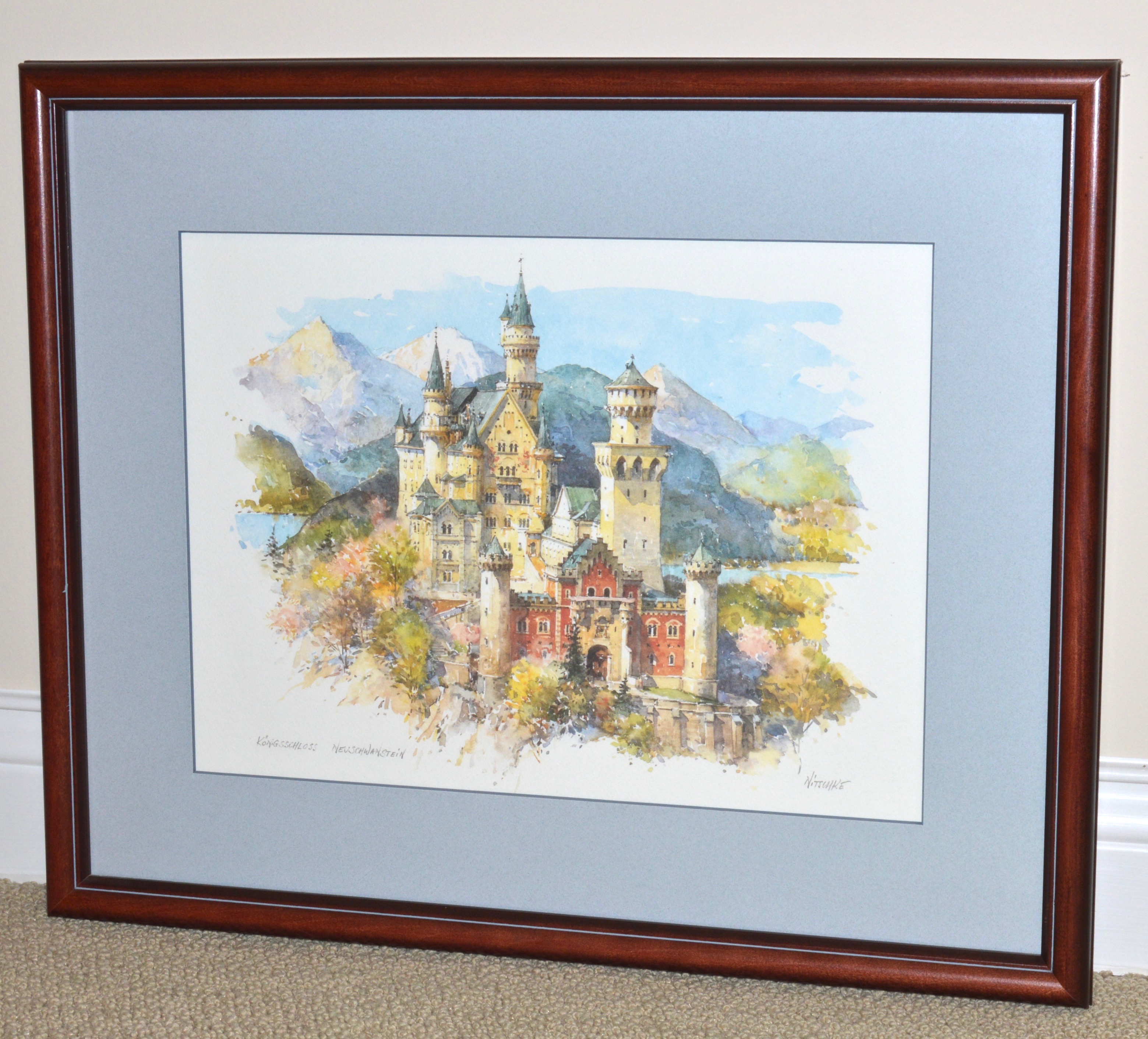 Pair of European Watercolors