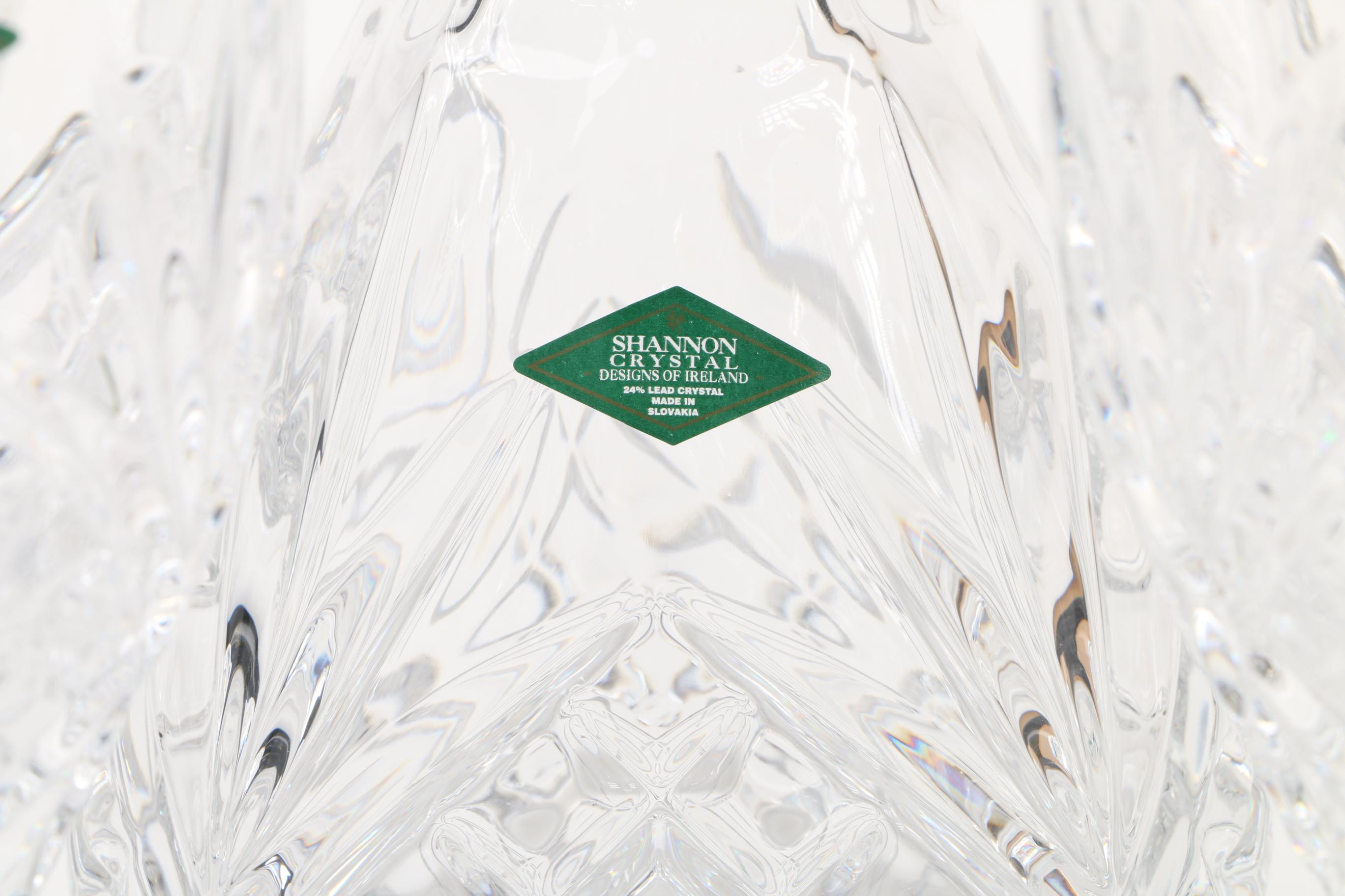 Shannon Crystal "Dublin" Wine Set