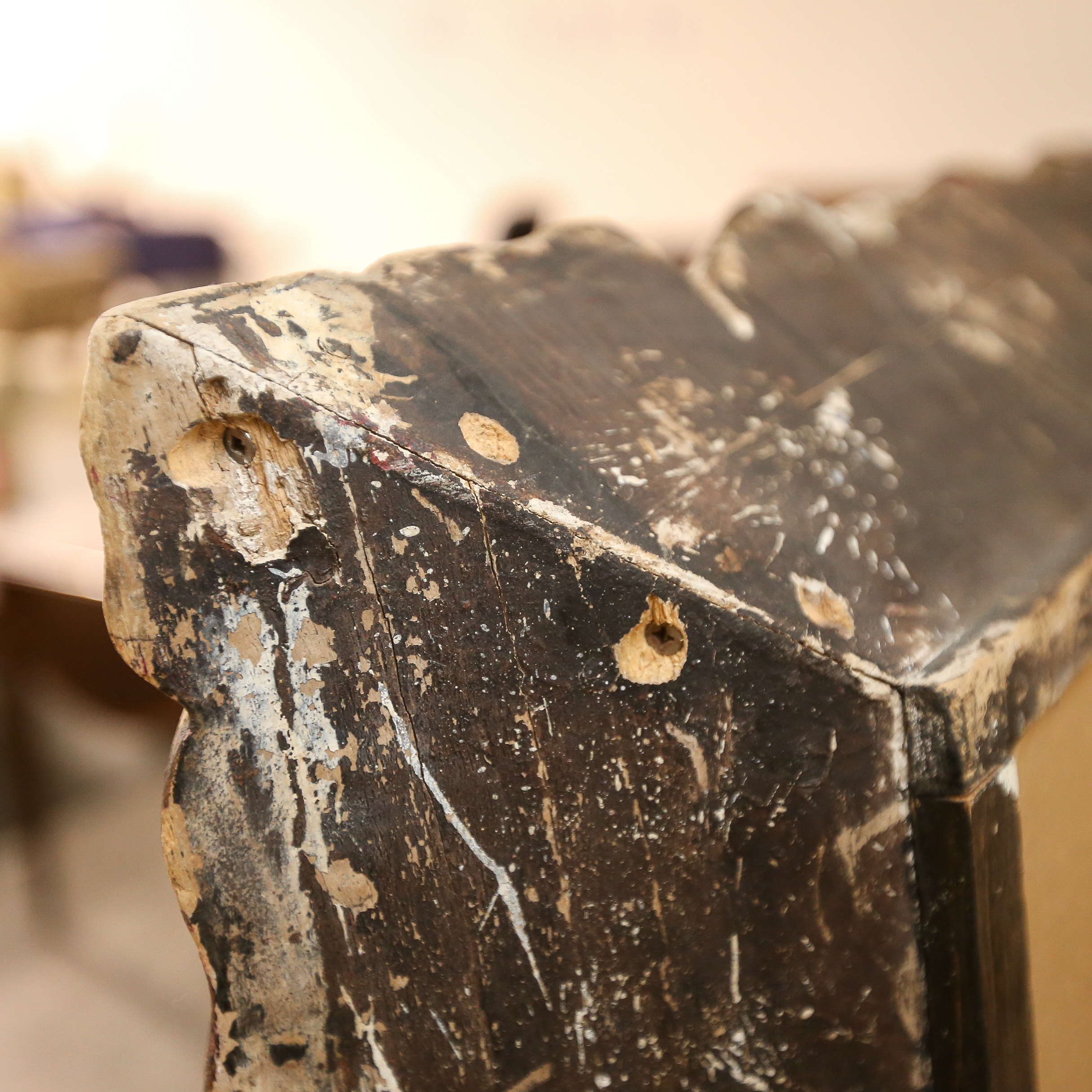 Large Ornate Wooden Wall Mirror