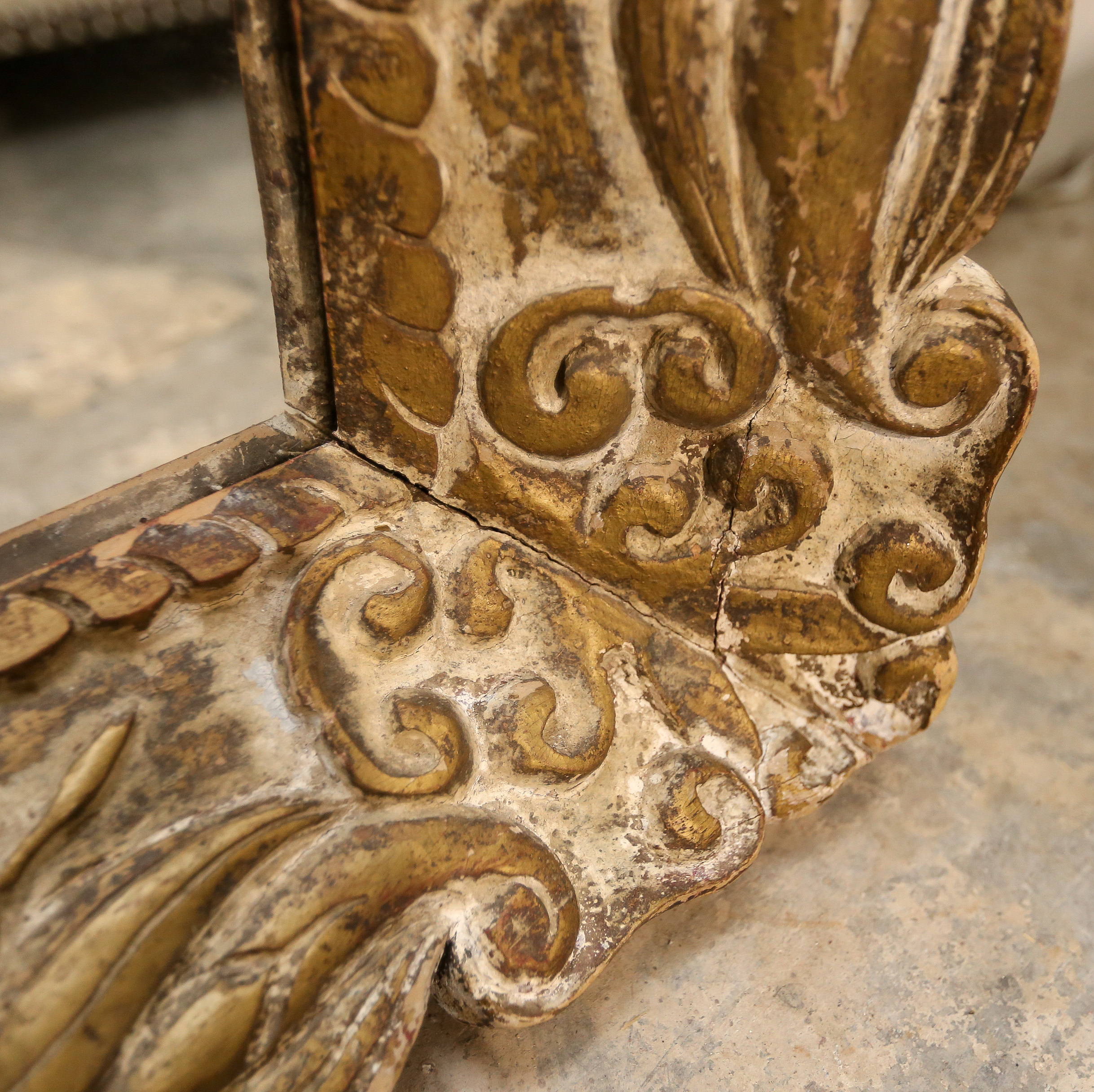 Large Ornate Wooden Wall Mirror