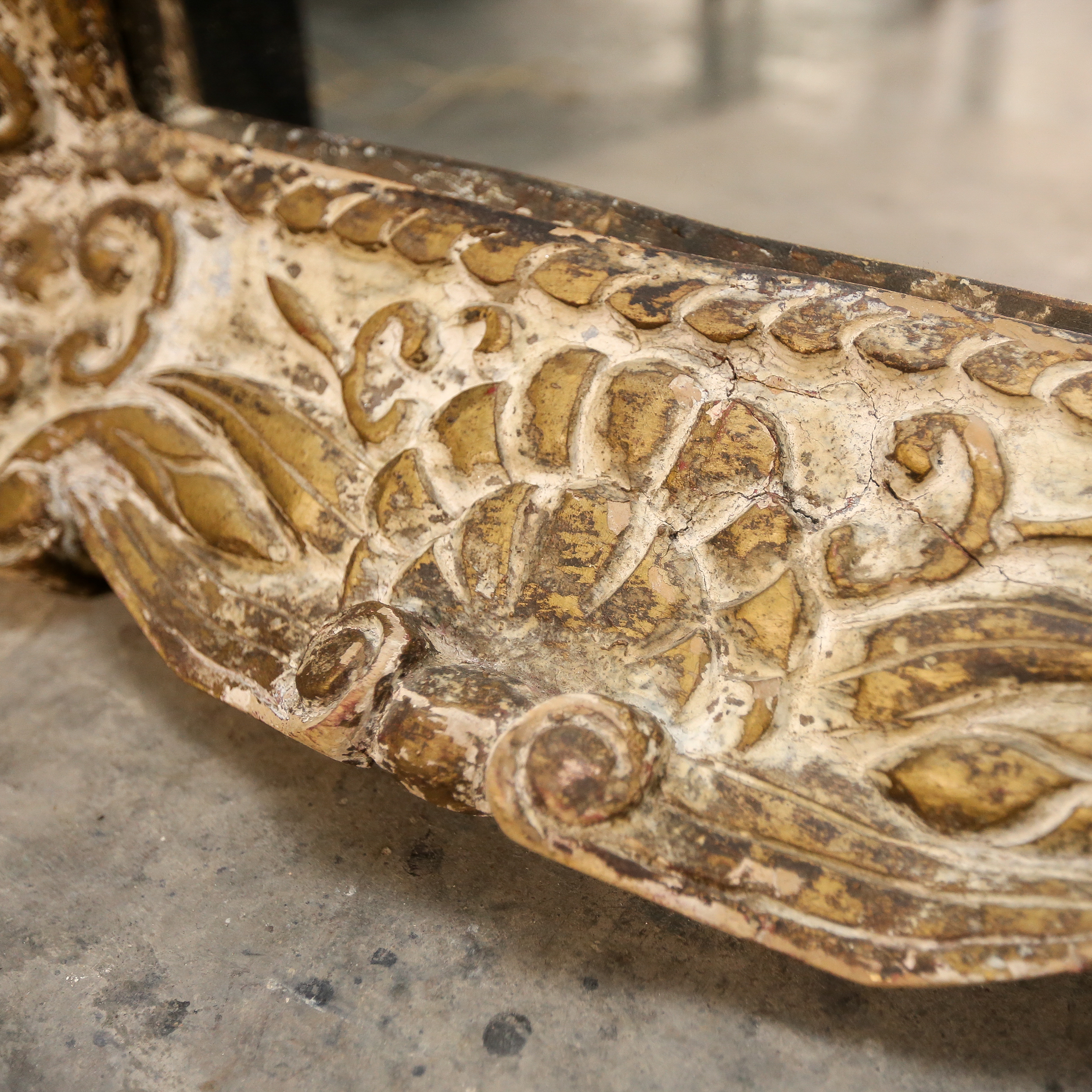 Large Ornate Wooden Wall Mirror