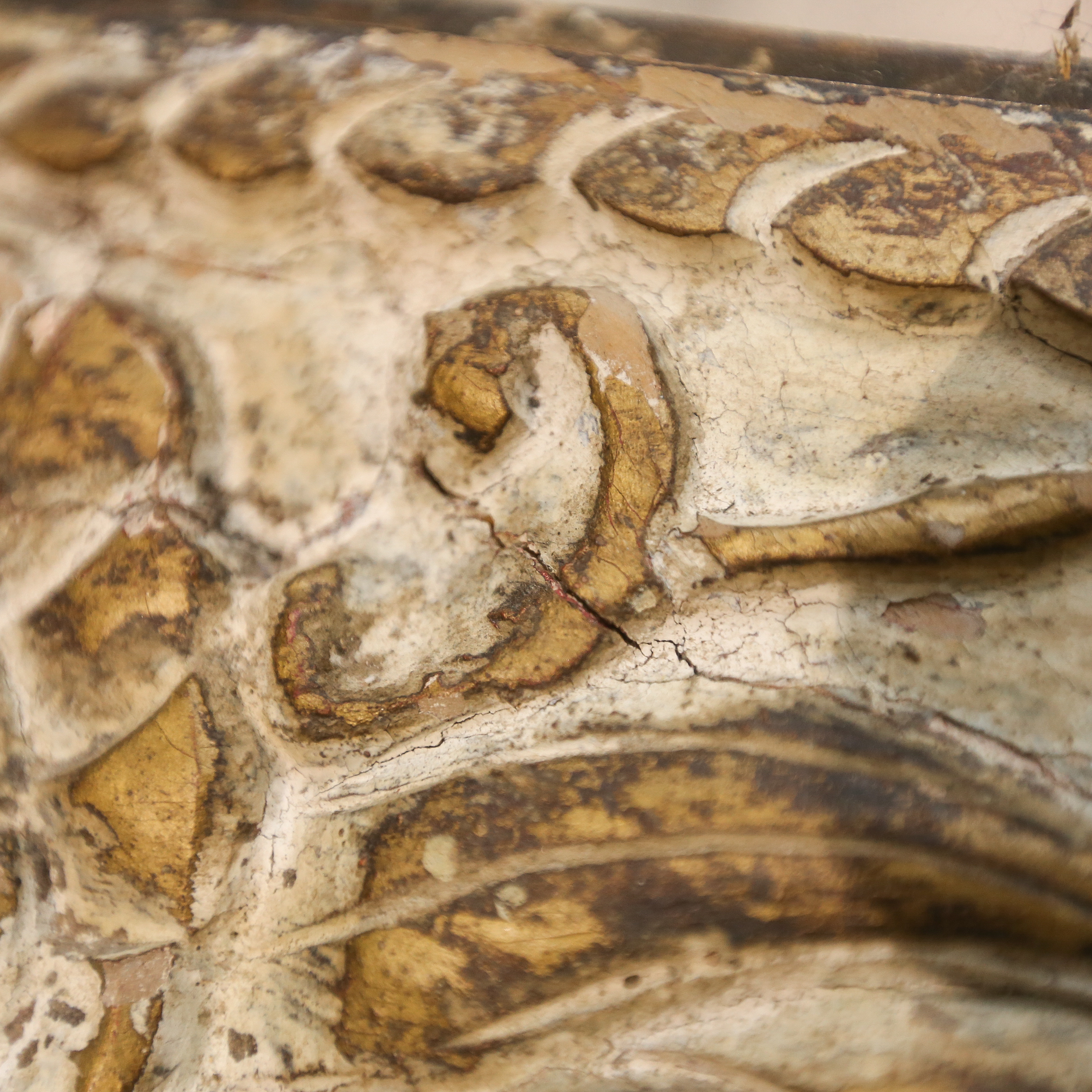 Large Ornate Wooden Wall Mirror