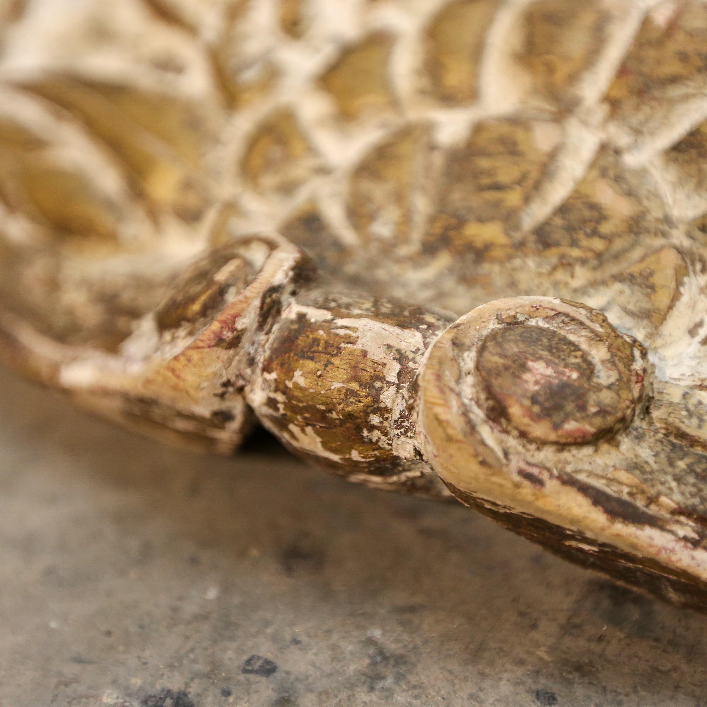Large Ornate Wooden Wall Mirror