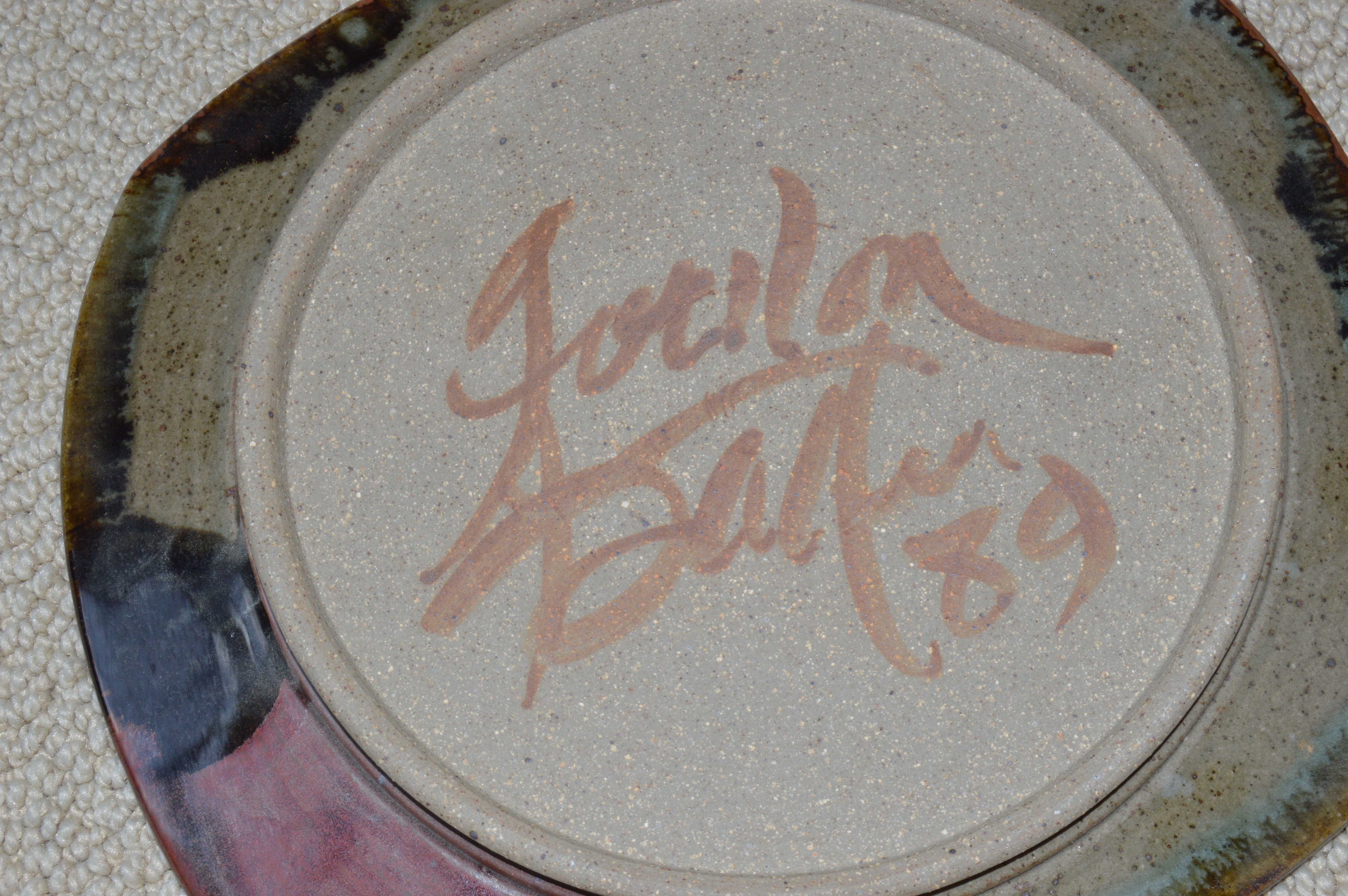 Shan Merry Seriolithograph and Assorted Natural Decor