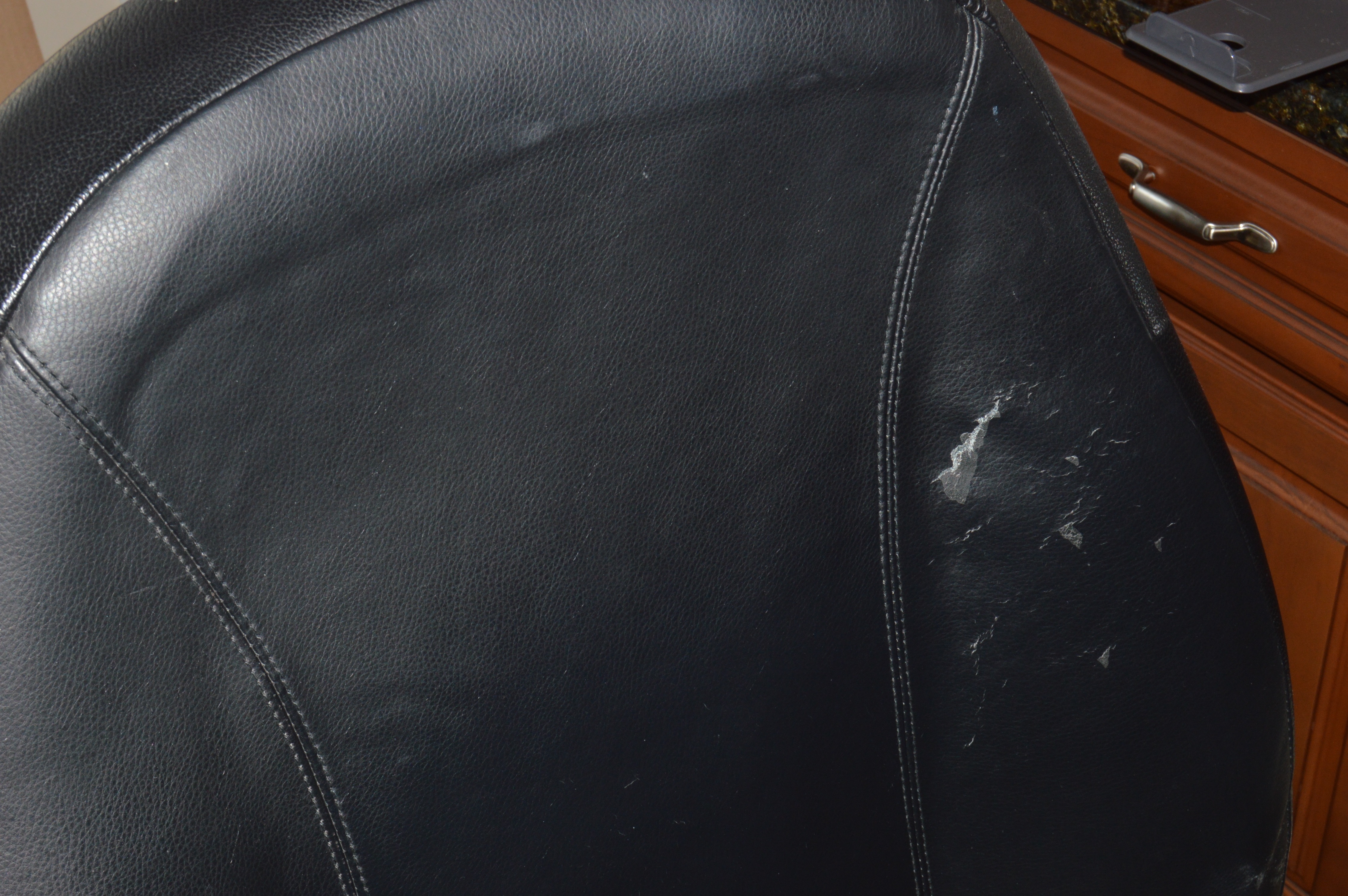 Pair of Adjustable Black Executive Office Chairs