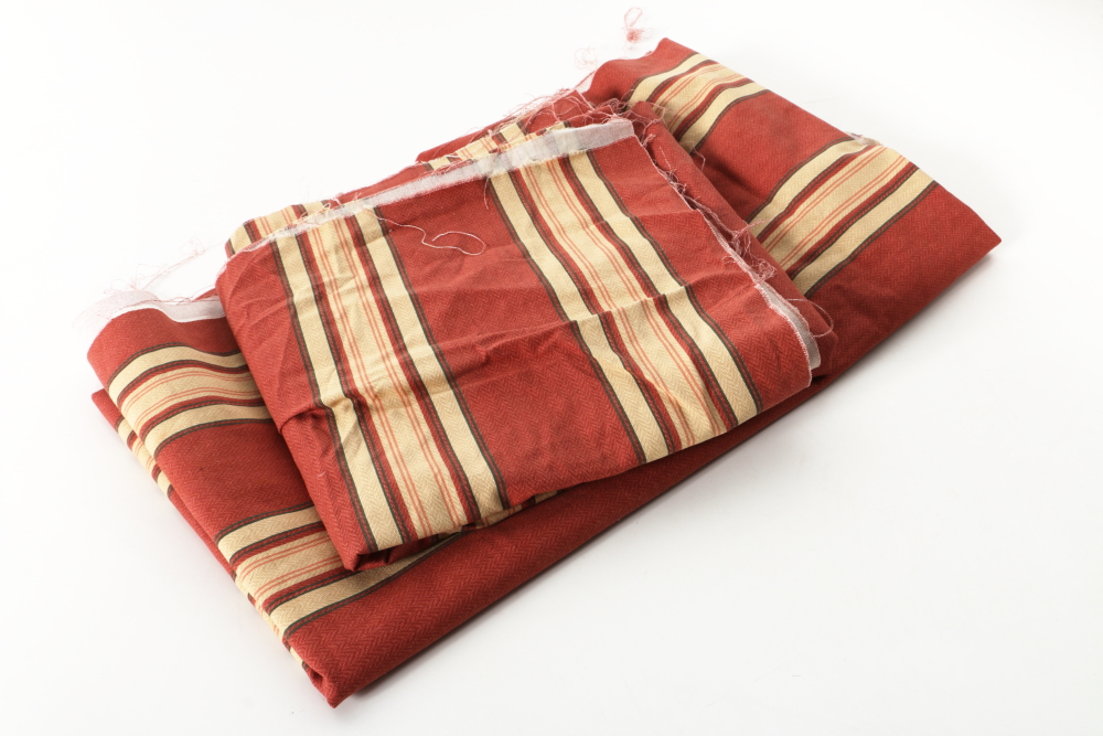 Cotton Blend Drapery Fabric Remnants