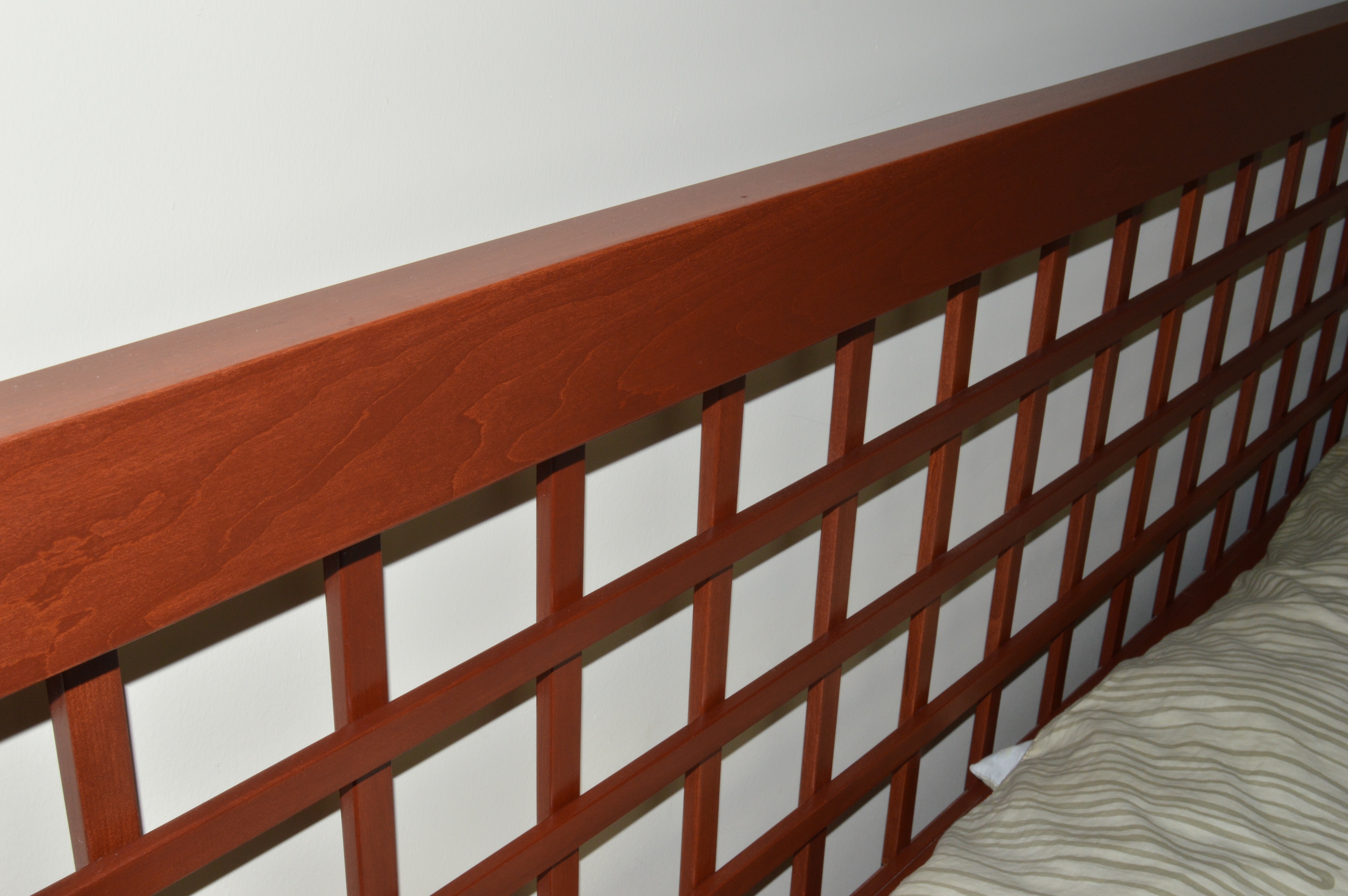 Lattice Wood King Size Headboard