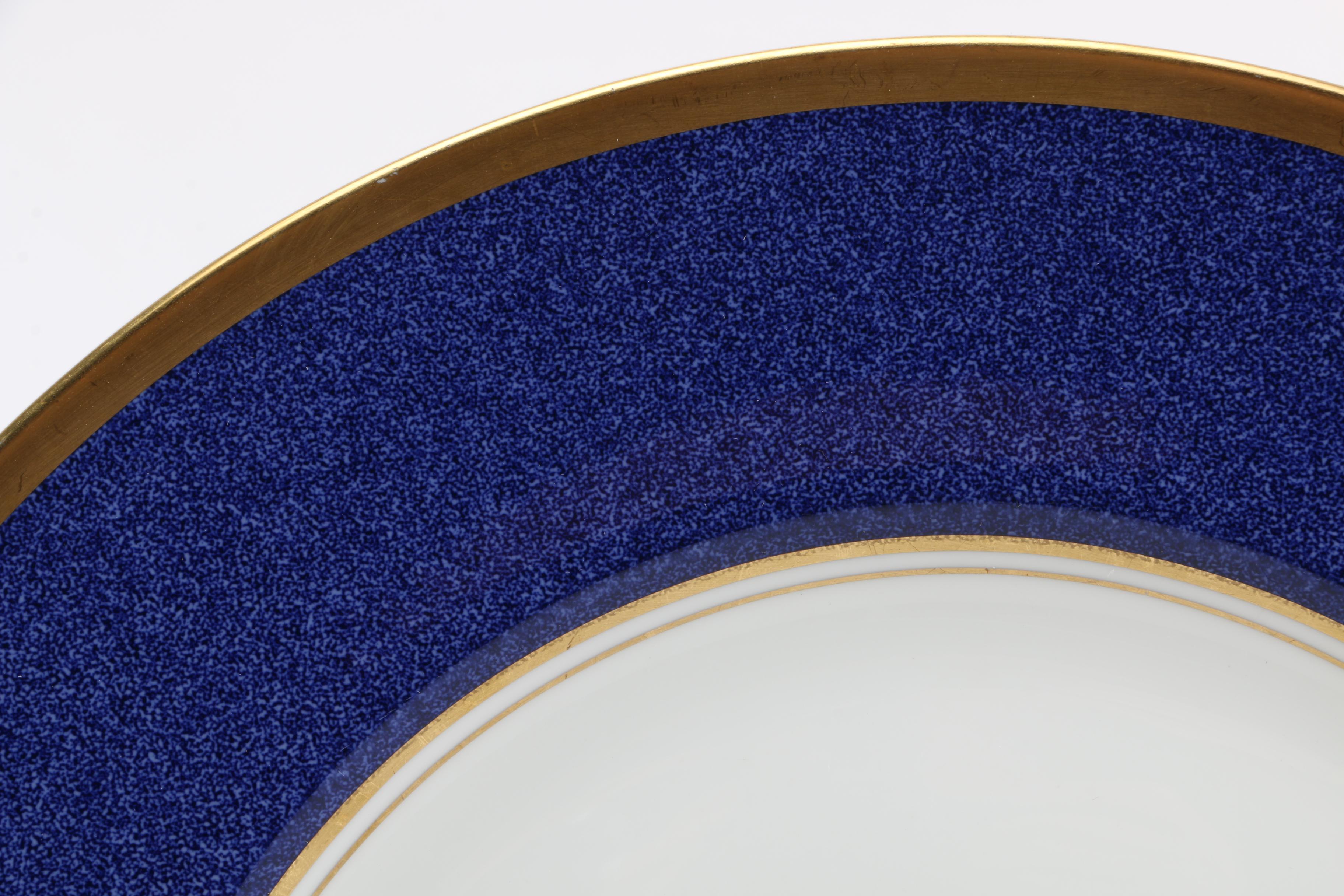 Coalport "Athlone Blue" Bone China Plates