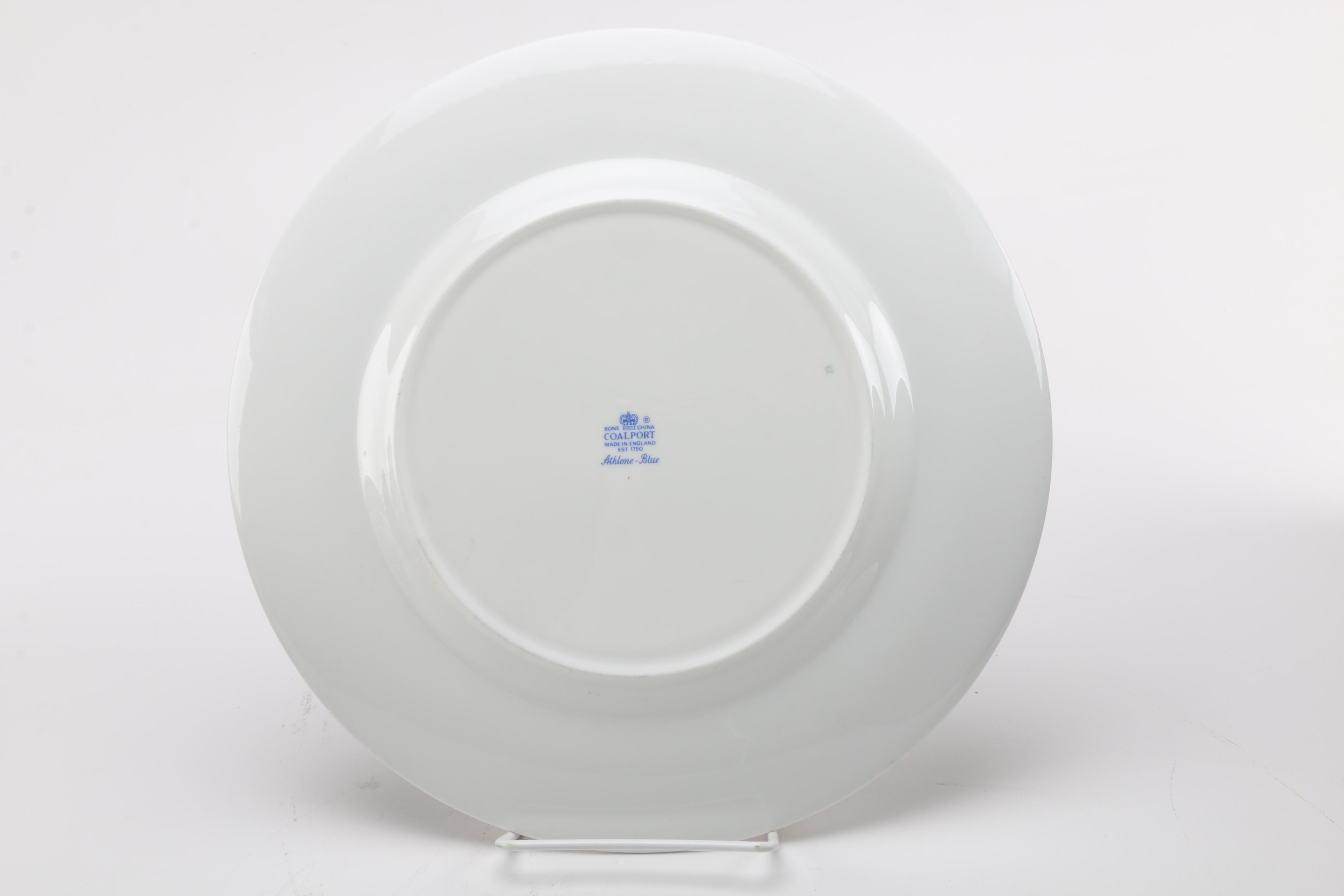 Coalport "Athlone Blue" Bone China Plates