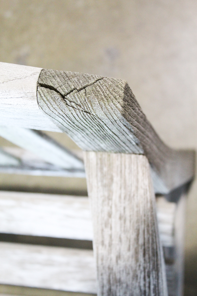 Contemporary Teak Garden Bench by Gardenside