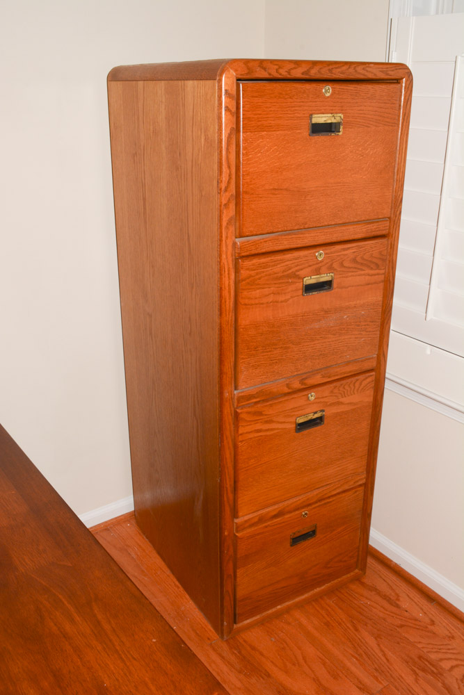 Wooden Filing Cabinet