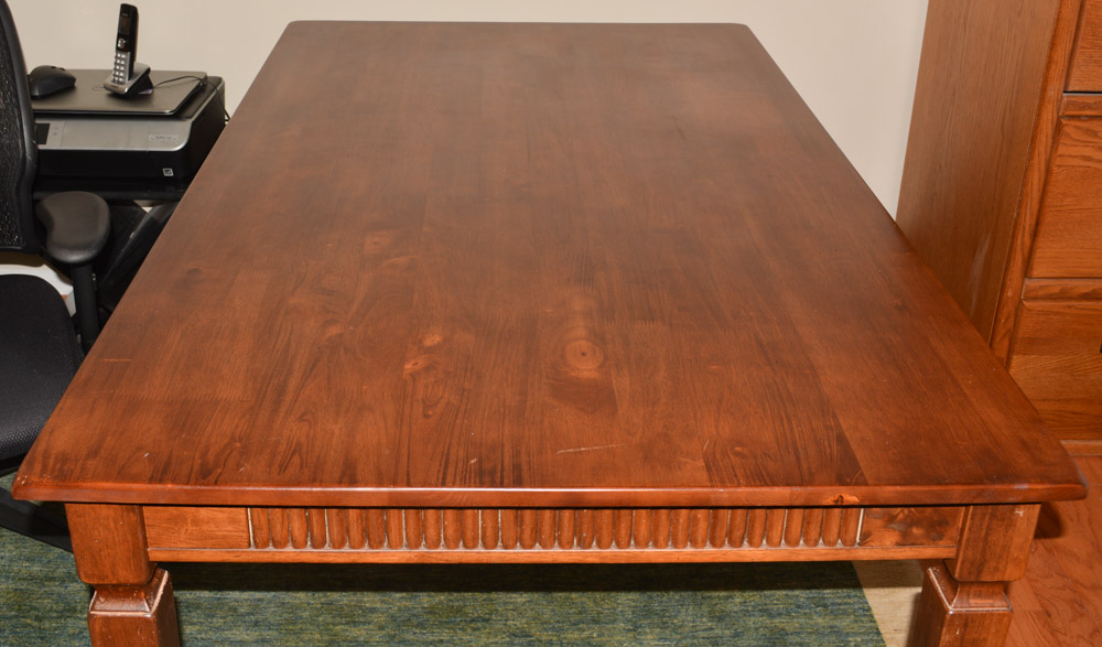 Contemporary Oak Dining Table