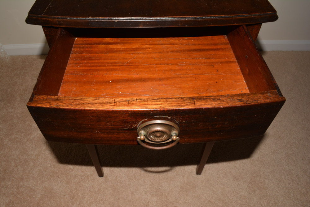 Vintage Wooden End Table