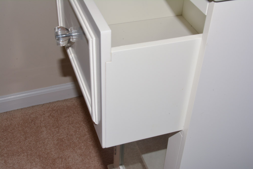 Small White Wooden Cabinet