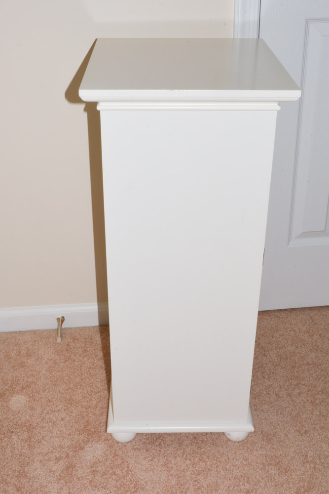 Small White Wooden Cabinet