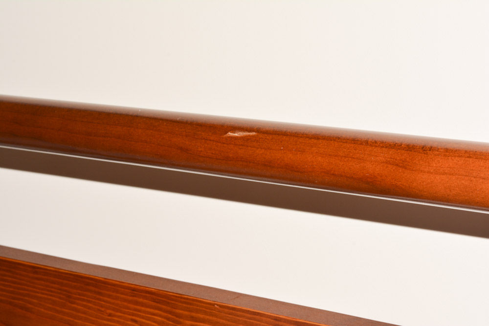 Contemporary Queen Size Cherry Headboard by Dorel