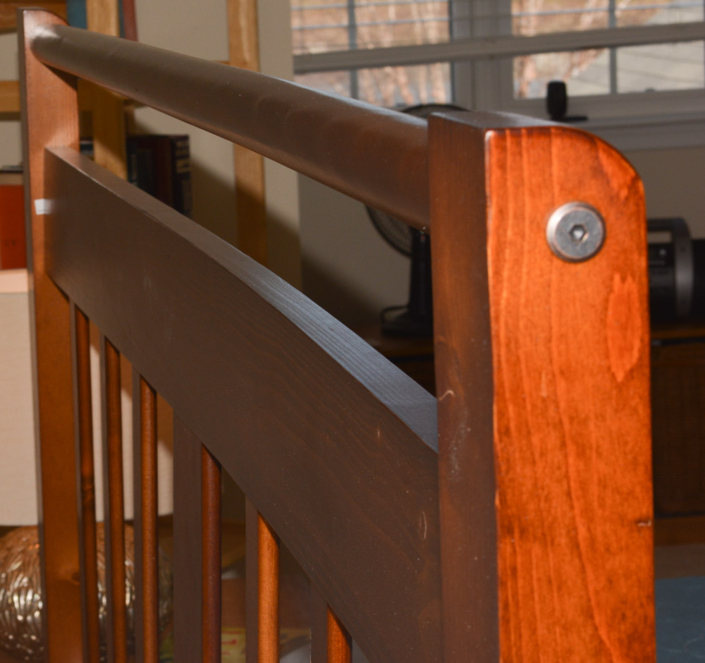 Contemporary Queen Size Cherry Headboard by Dorel