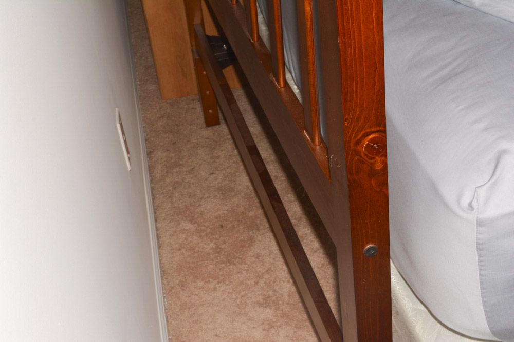 Contemporary Queen Size Cherry Headboard by Dorel