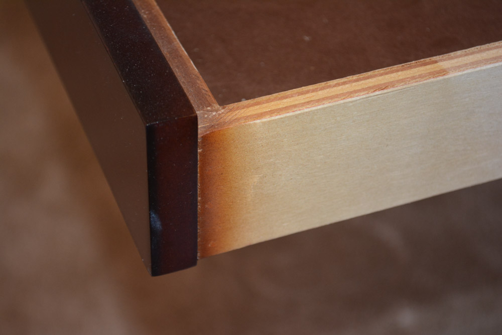 Contemporary Queen Anne-Style Vanity with Mirror and Stool
