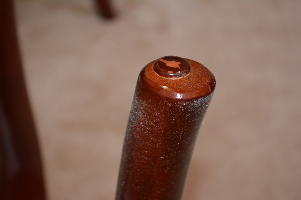 Contemporary Queen Anne-Style Vanity with Mirror and Stool
