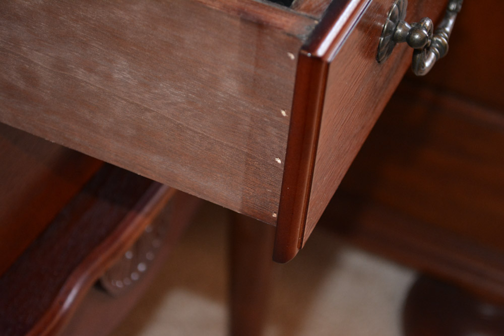 Contemporary Queen Anne-Style Jewelry Cabinet by Powell