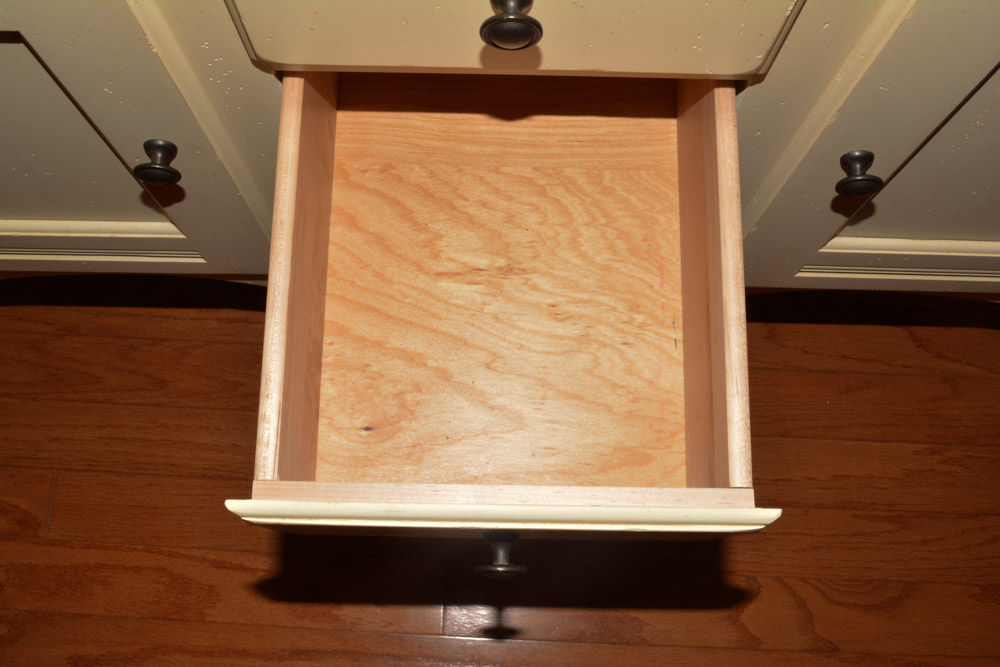 Contemporary Maple Buffet with Hutch by Ethan Allen