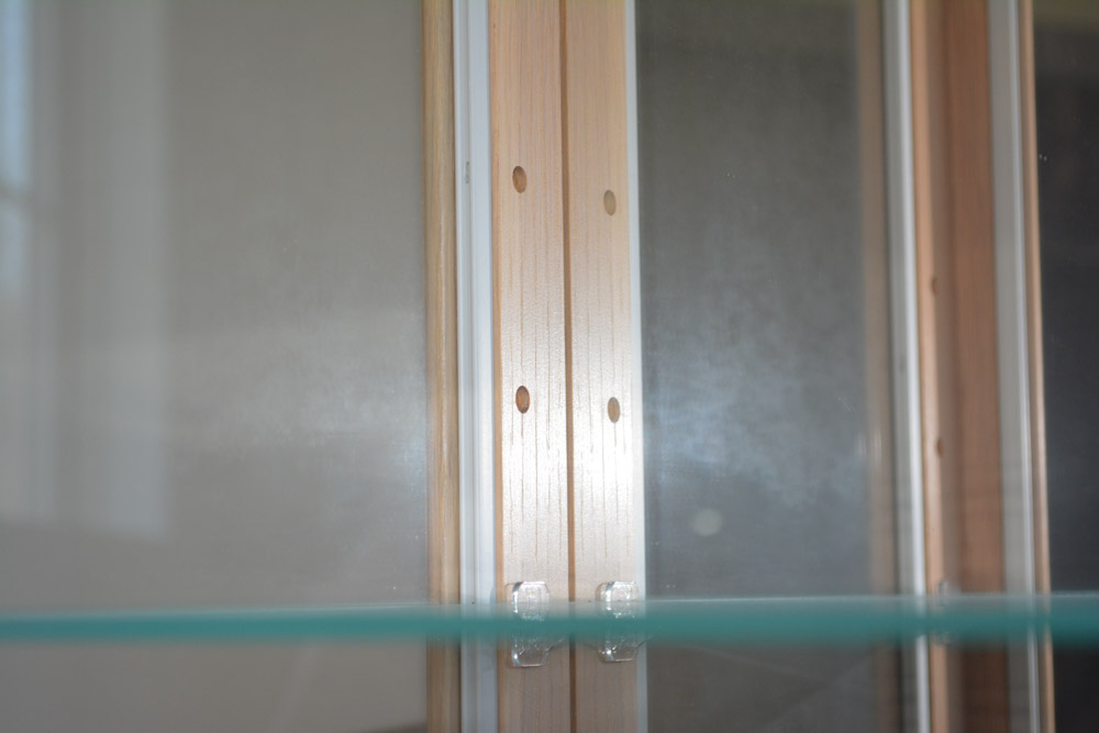 Contemporary Oak Display Cabinet by Pulaski