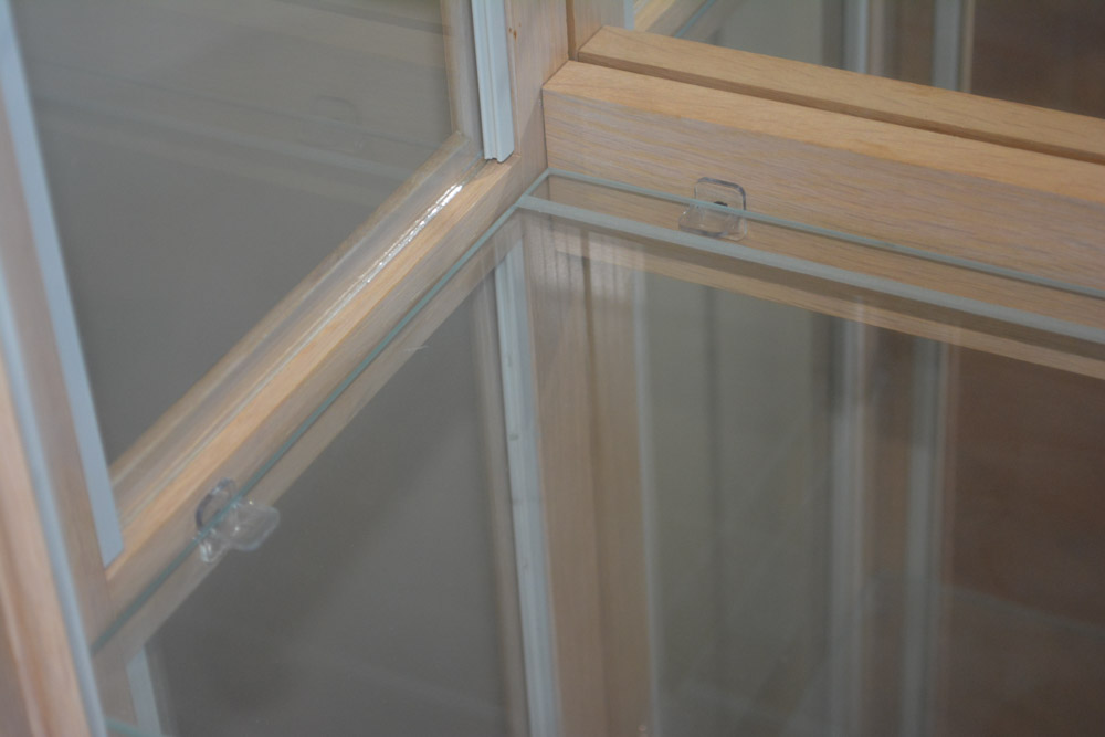 Contemporary Oak Display Cabinet by Pulaski