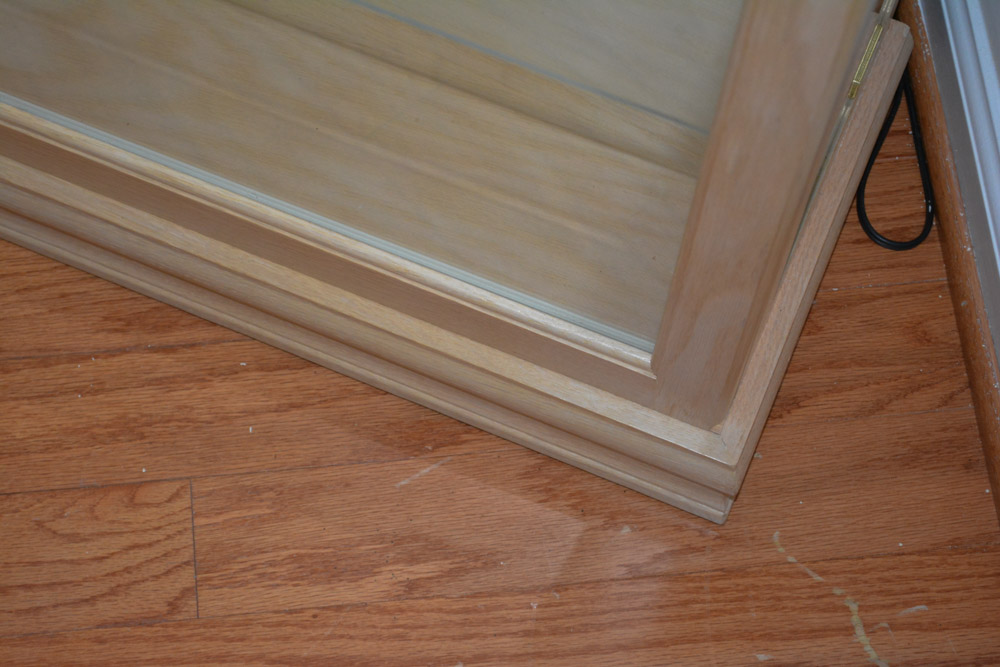 Contemporary Oak Display Cabinet by Pulaski