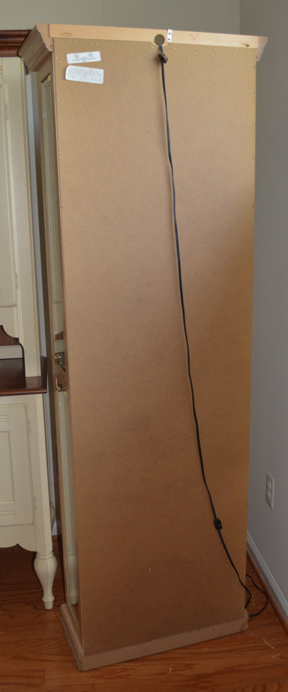 Contemporary Oak Display Cabinet by Pulaski