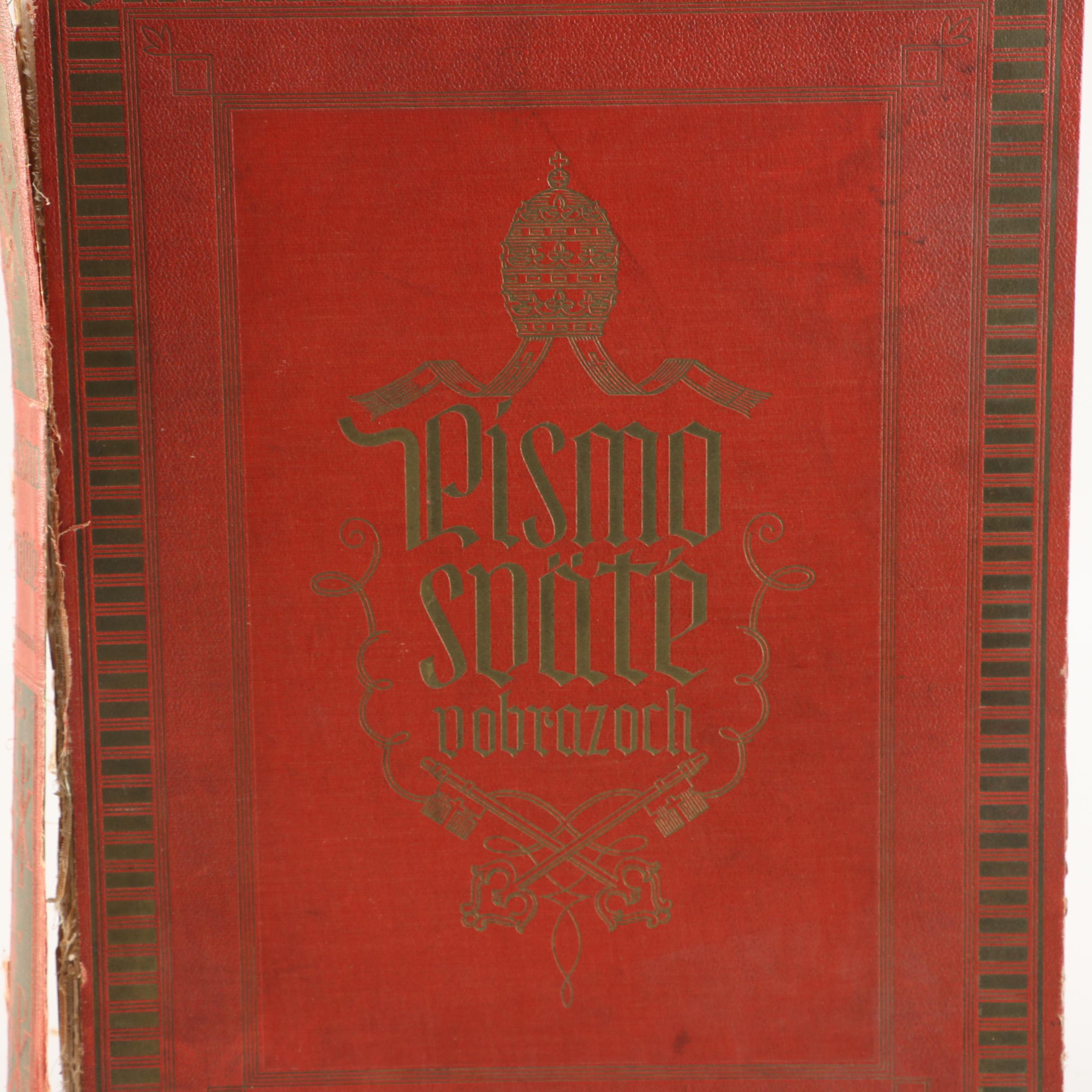 1937 First Edition "Písmo Svaté V Obrazech"