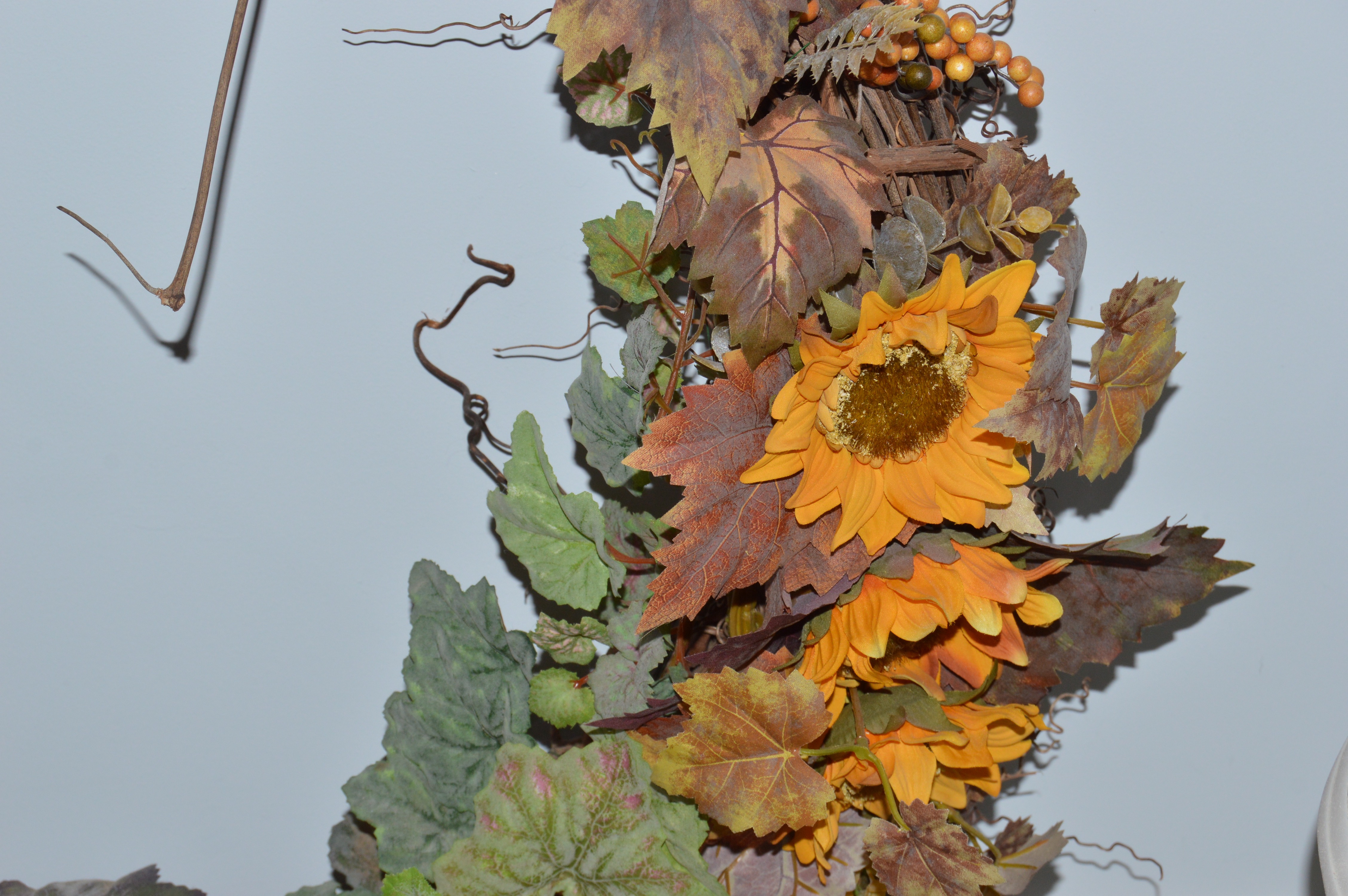 Assorted Lighting and Wreath Decor