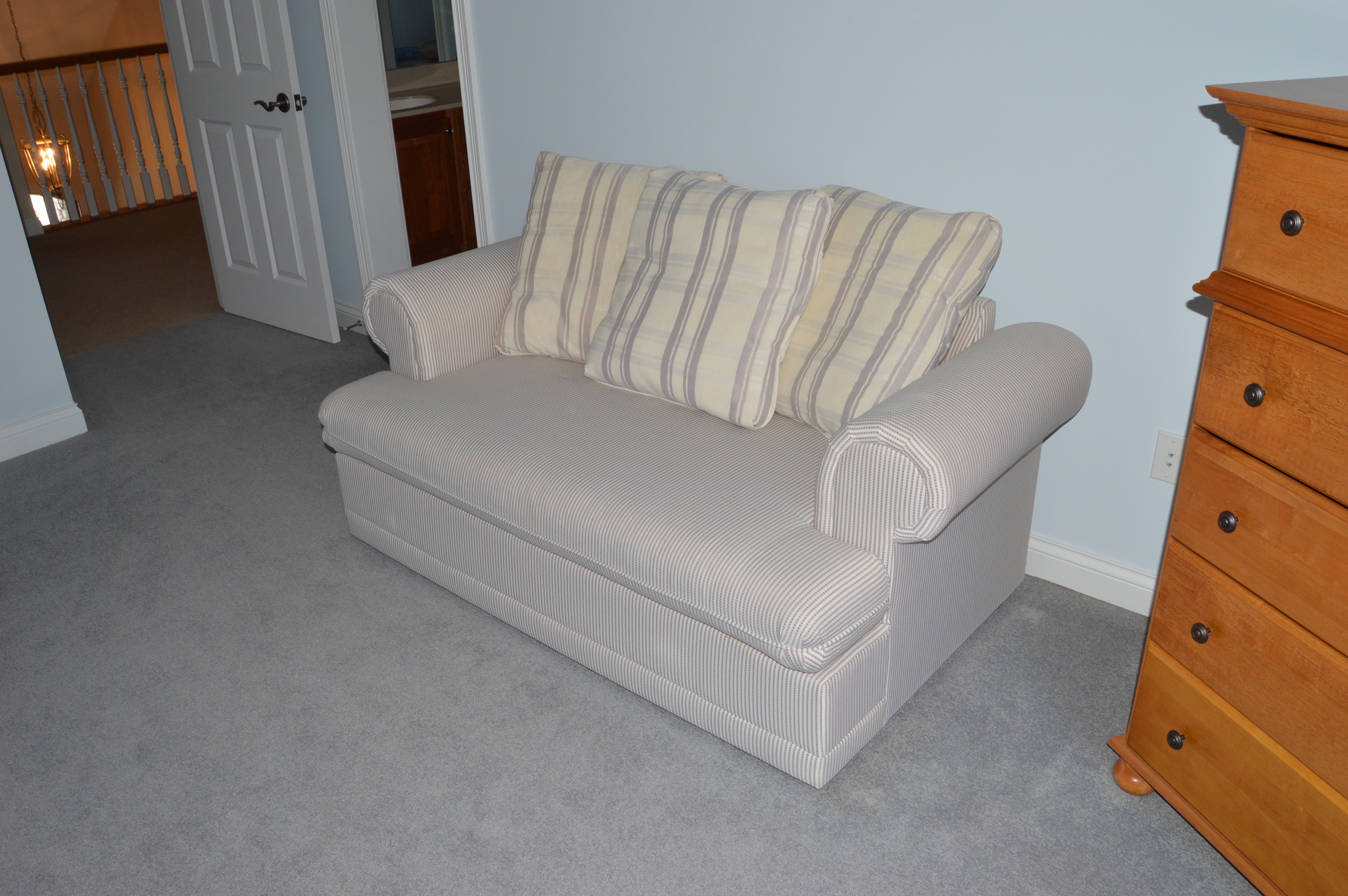 Plush Fabric Loveset by Barclay Furniture Co.