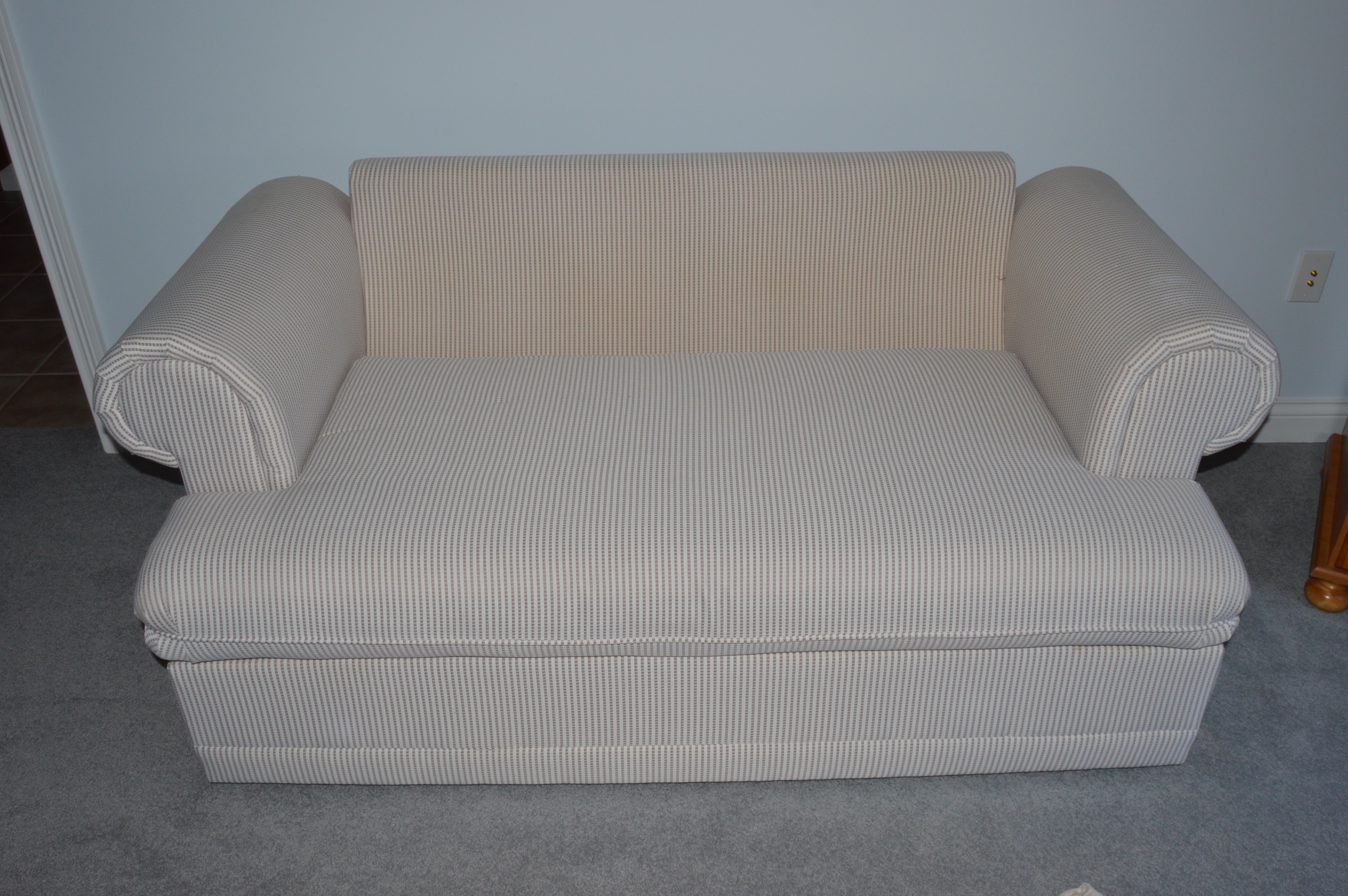 Plush Fabric Loveset by Barclay Furniture Co.