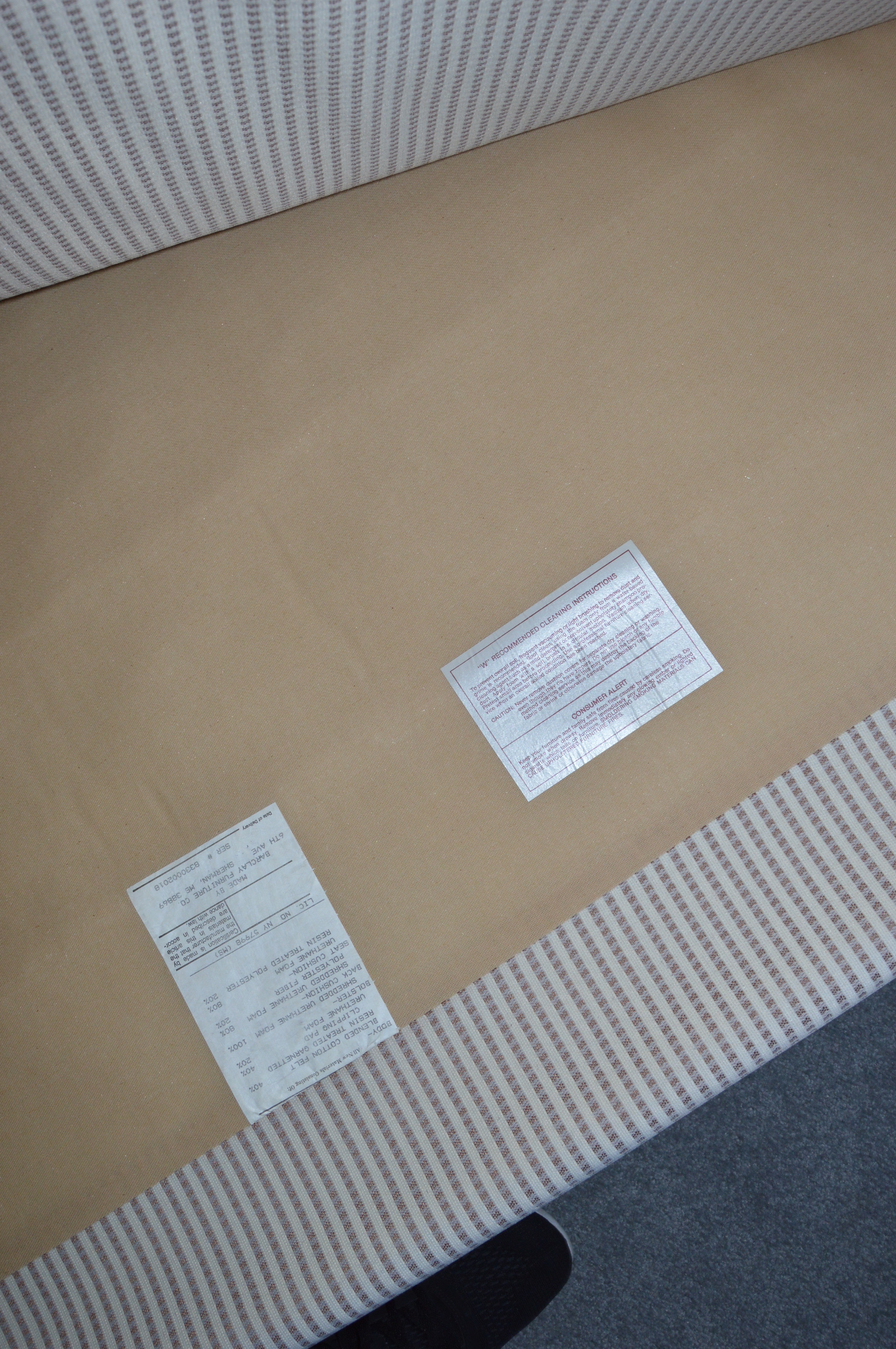 Plush Fabric Loveset by Barclay Furniture Co.