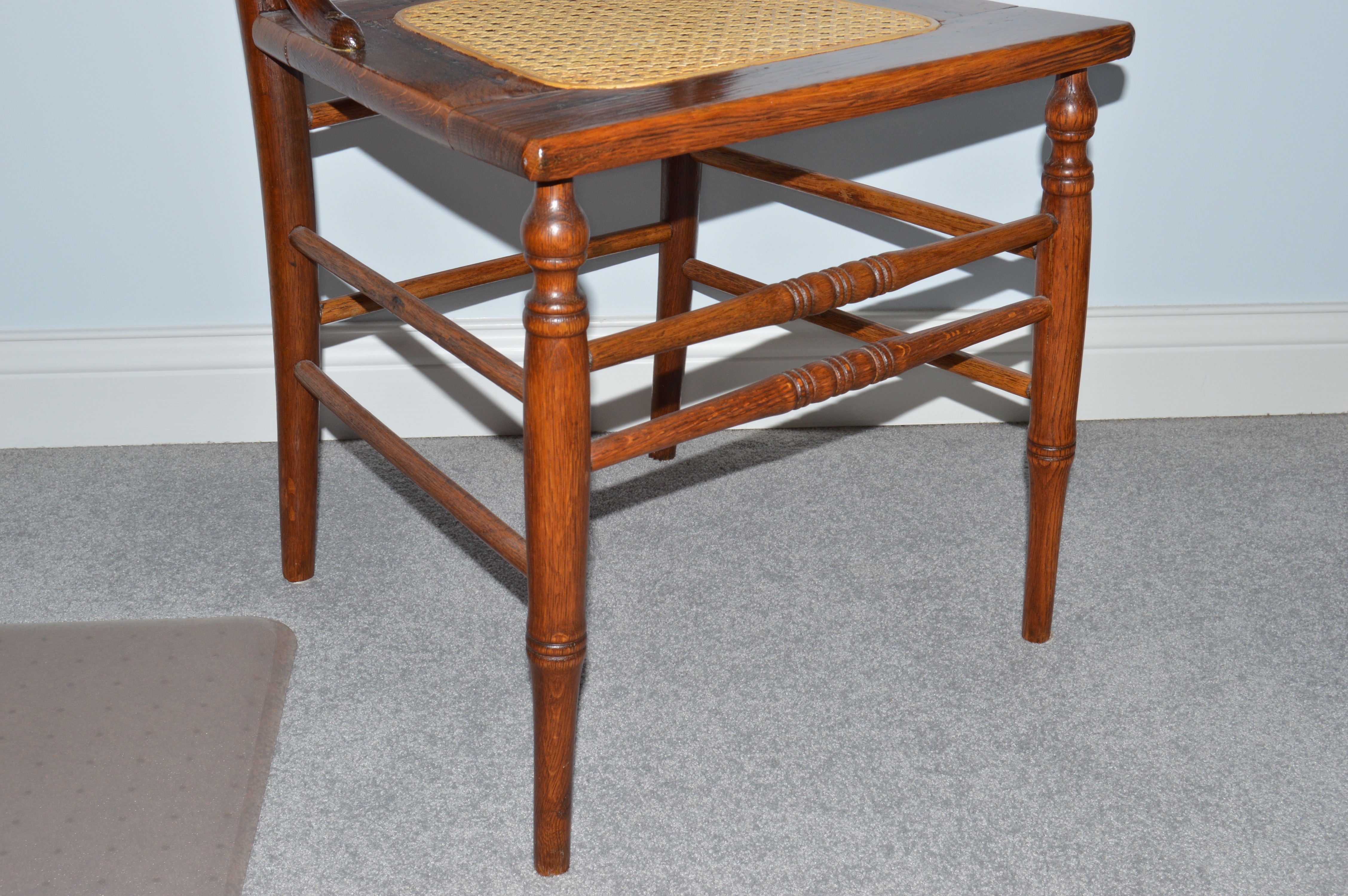 Roll-Top Desk and Side Chair