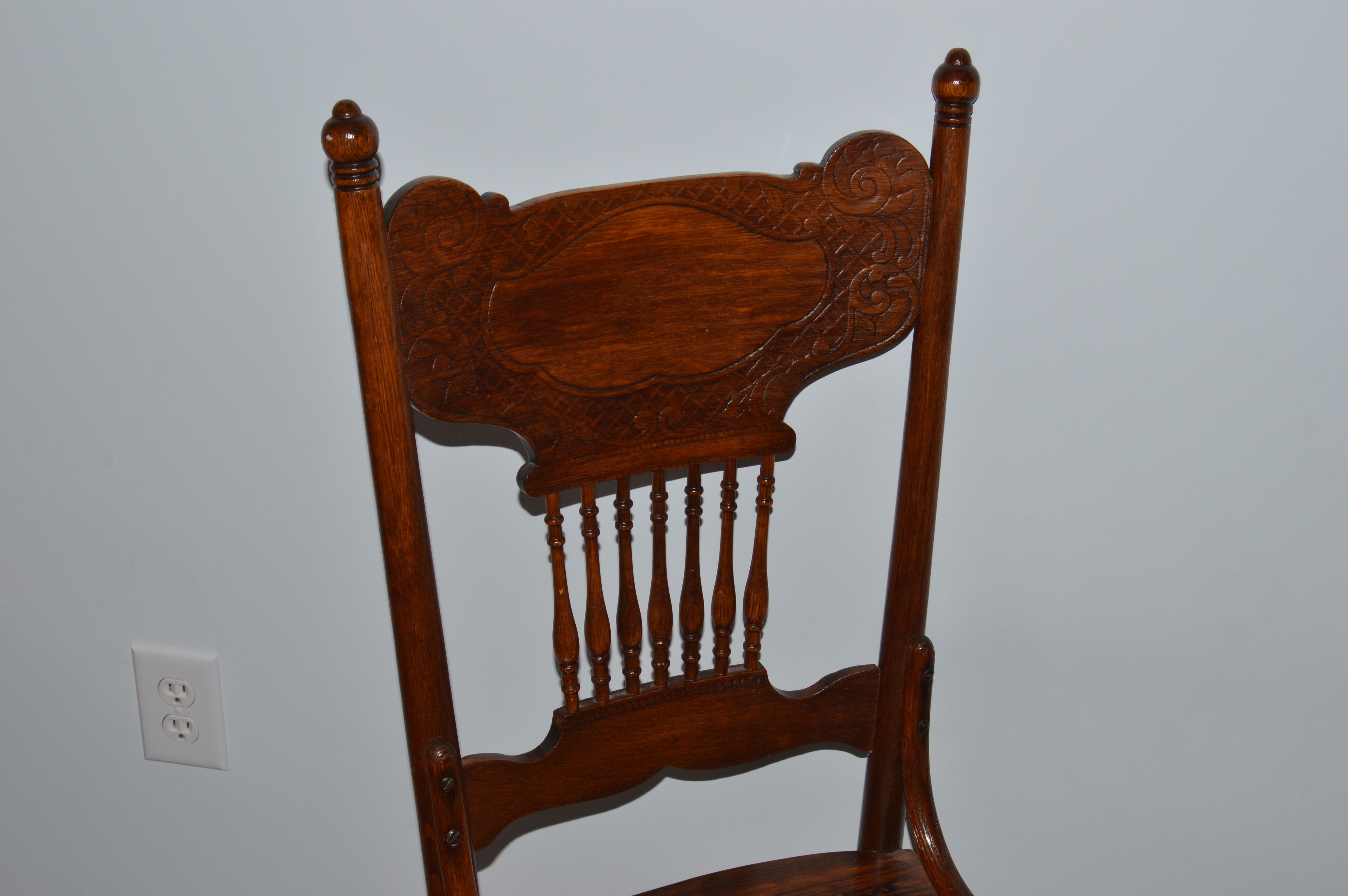 Roll-Top Desk and Side Chair