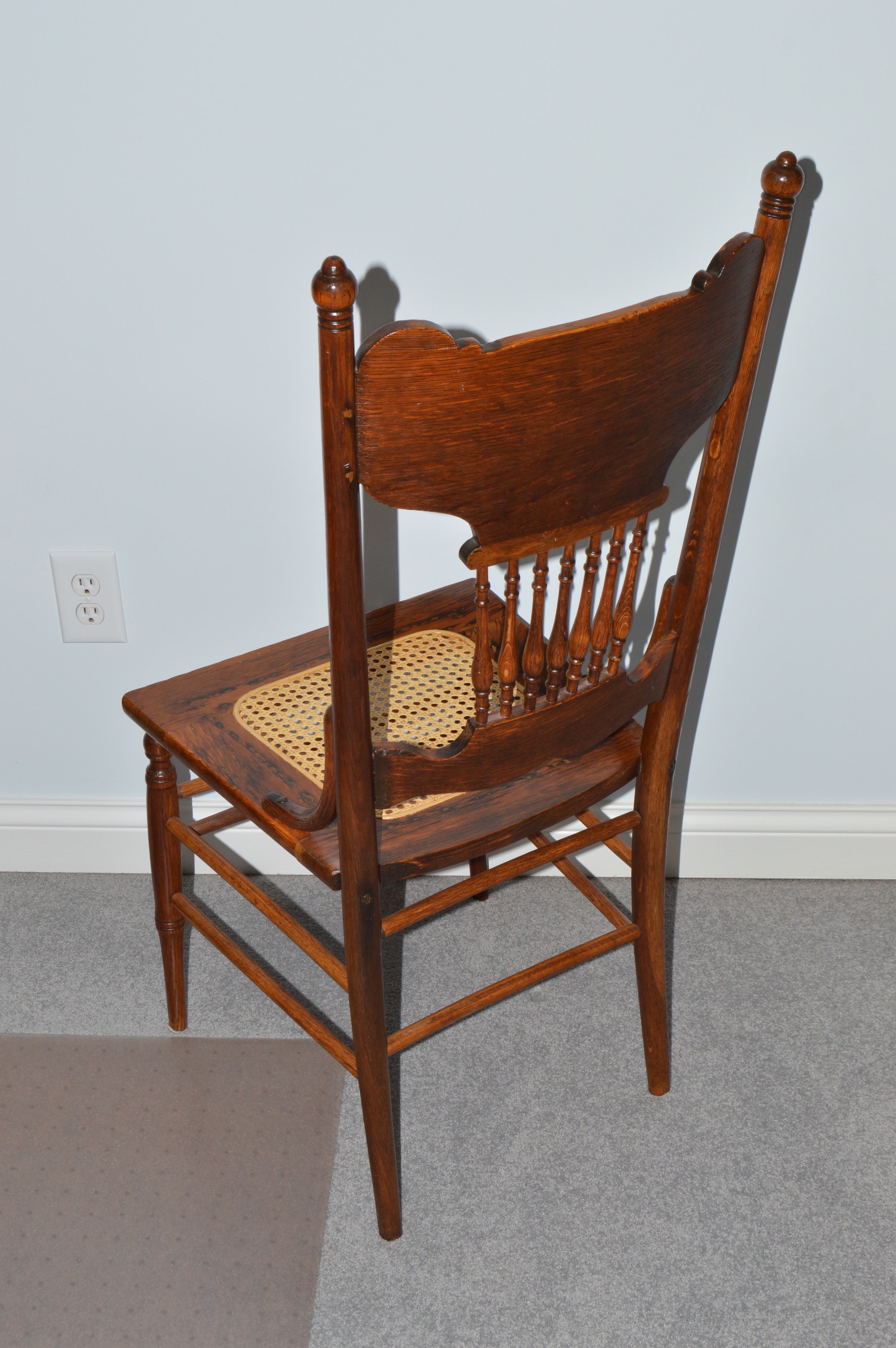 Roll-Top Desk and Side Chair